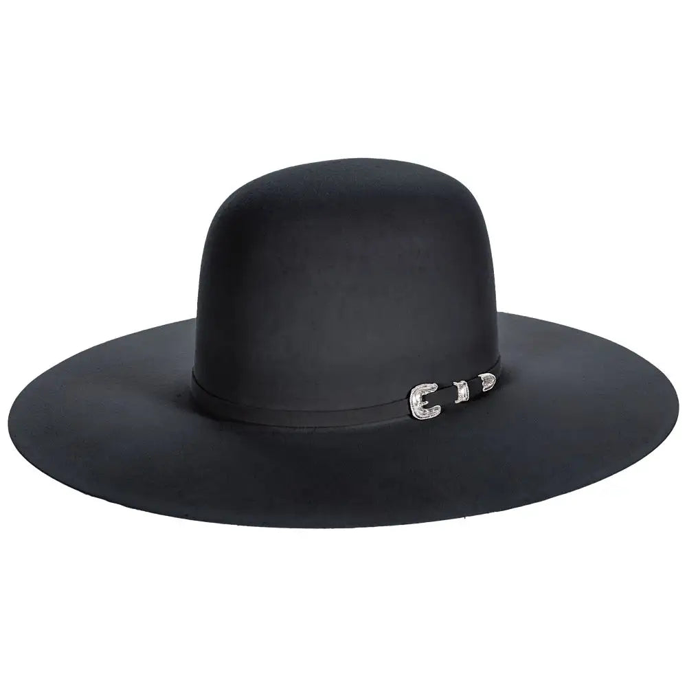 Larry Mahan Douglas 10X Fur Felt Cowboy Hat with Flat Brim - Premium Western Style for Rodeo, Ranch Work & Country Fashion