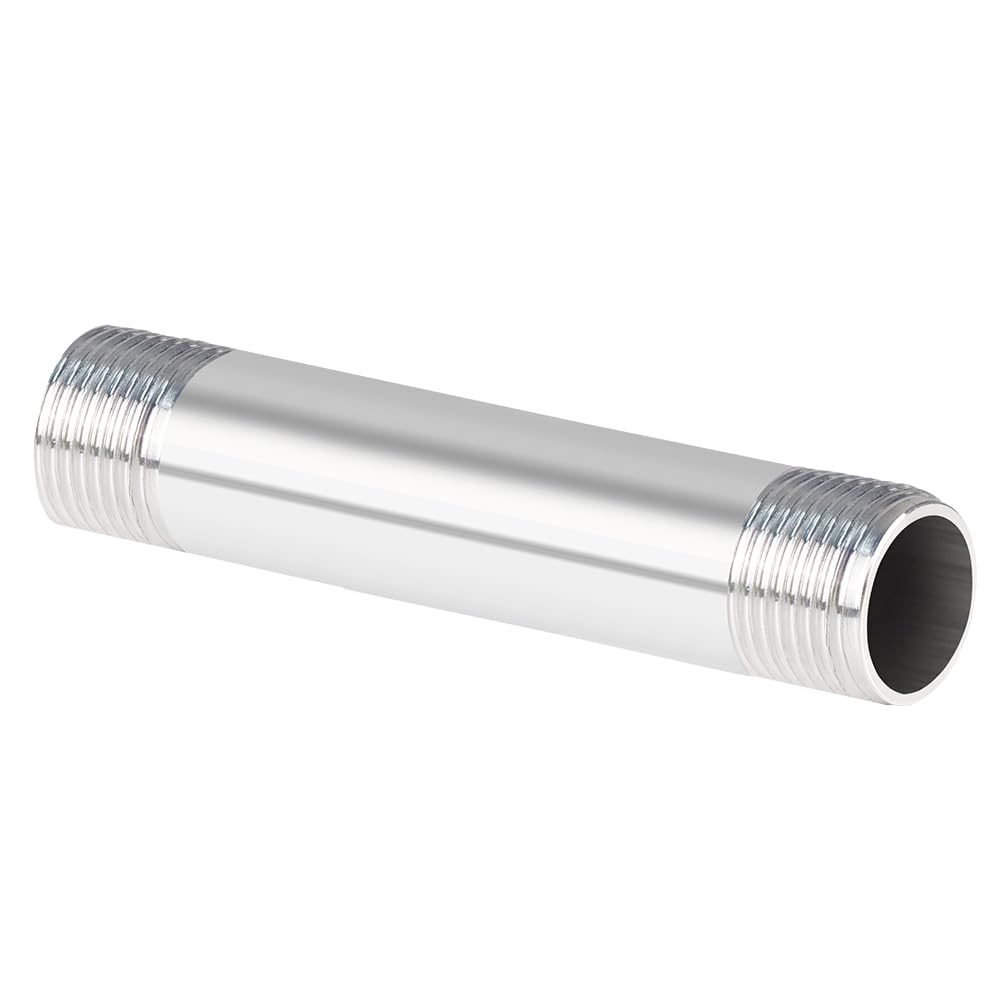 Quickun 304 Stainless Steel Nipple Pipe Fitting - 3/4