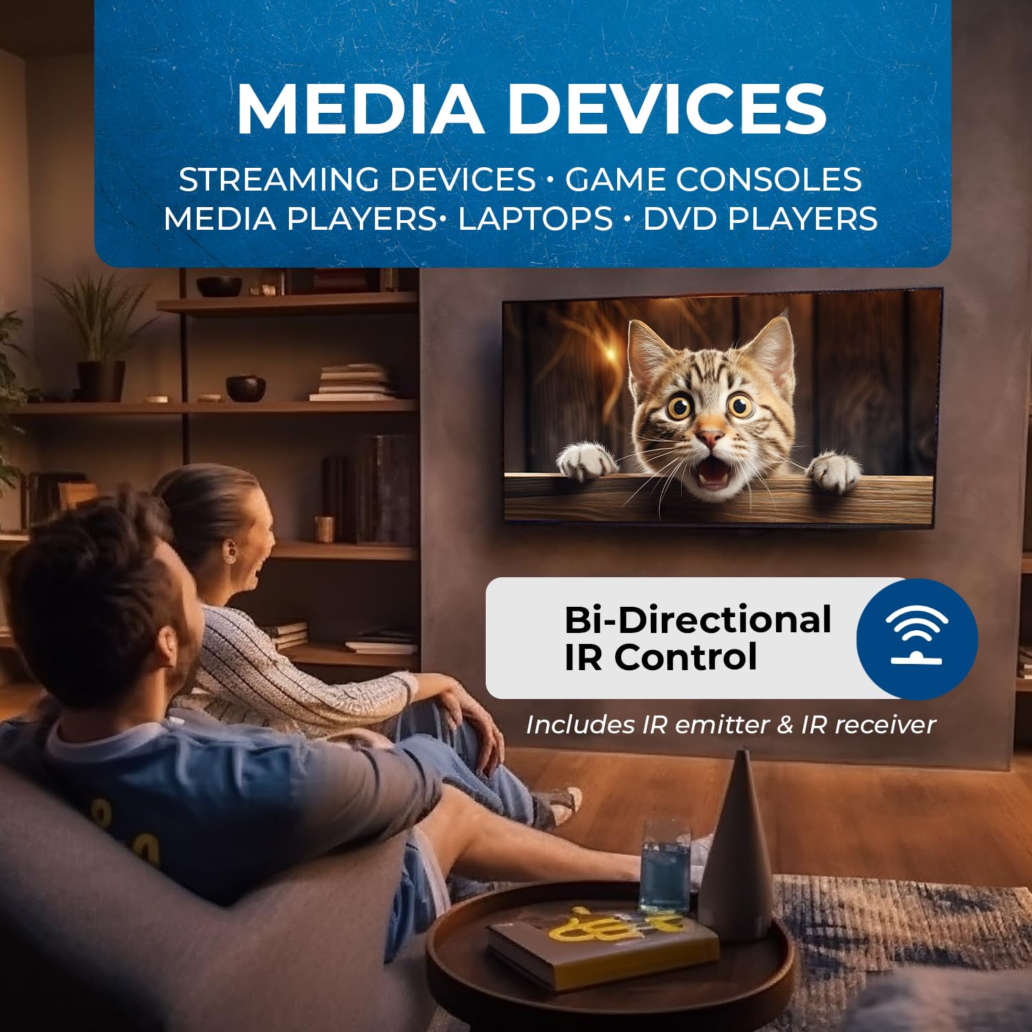 OREI 4K@120Hz HDMI Over Ethernet Extender Balun - Ultra HD 4:4:4 HDR Transmission via Single CAT6/7 Cable (130ft Range) with Bi-Directional IR Control & Audio L/R Output - Perfect for Home Theater, Gaming Setup, and Professional AV Installations (Model BK-EX130-K)