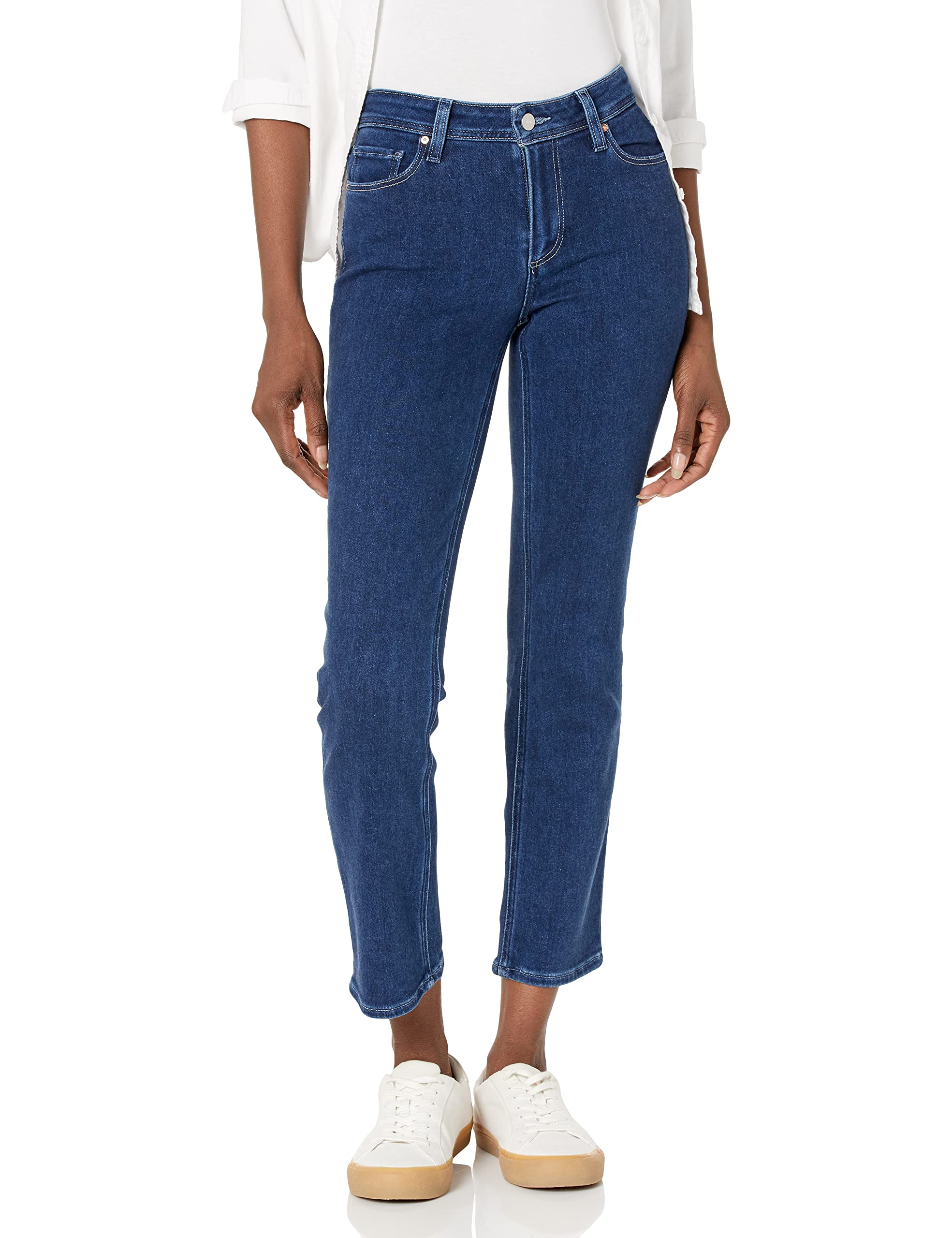 PAIGE Women's Amber High-Rise Skinny Jeans - Stretch Denim Pants for Women | Perfect for Casual Wear, Office Outfits & Date Nights