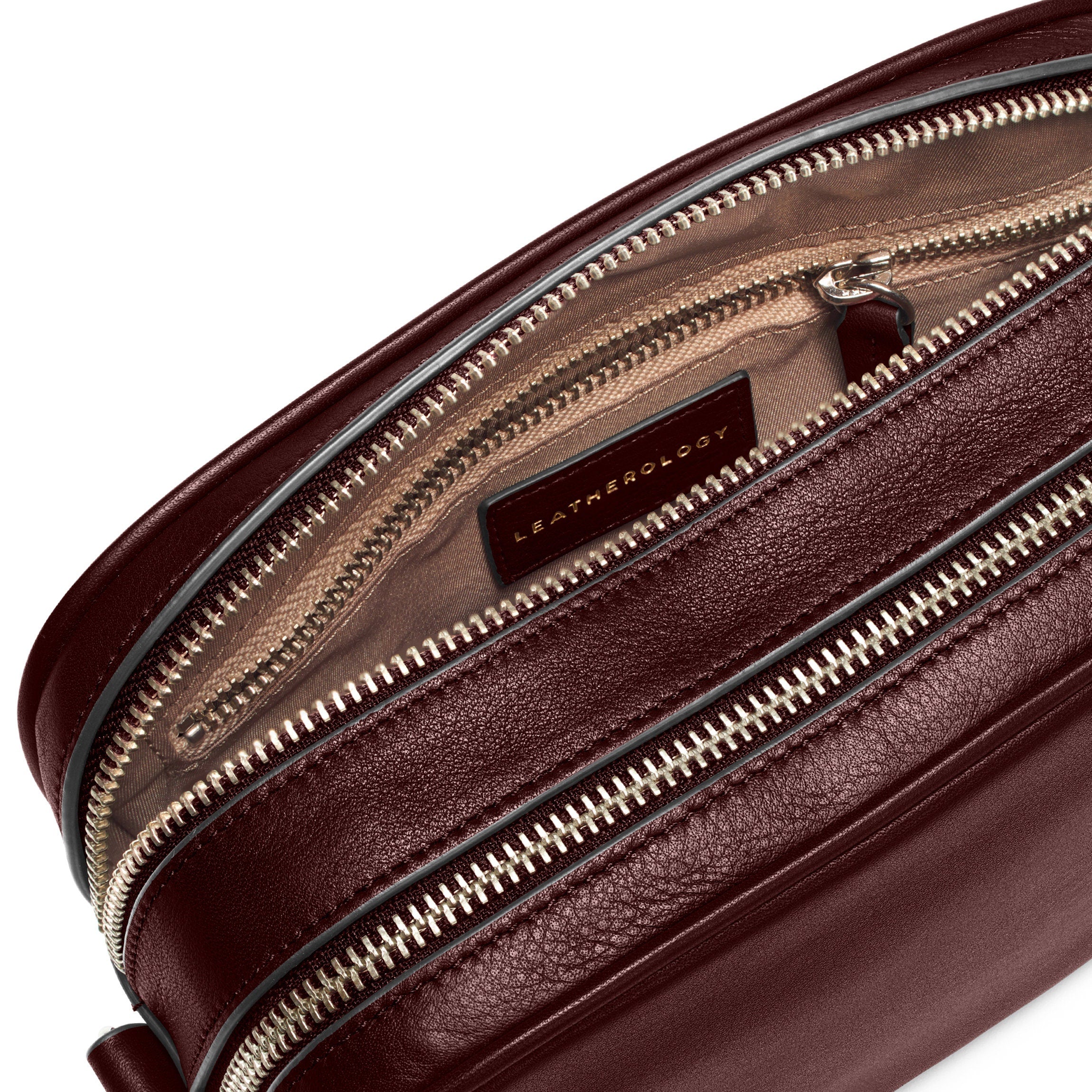 Meadow Double Zip Camera Bag Bordeaux - Stylish & Secure DSLR/SLR Camera Case for Photographers - Perfect for Travel, Hiking & Outdoor Photography