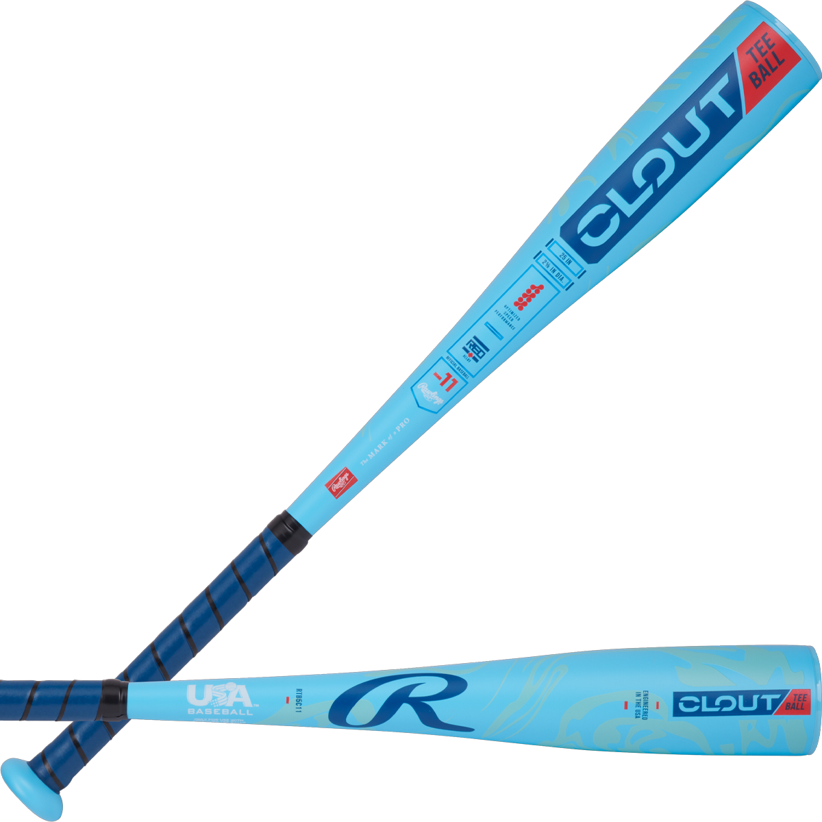 Clout 11 T-Ball Baseball Bat - 2 5/8
