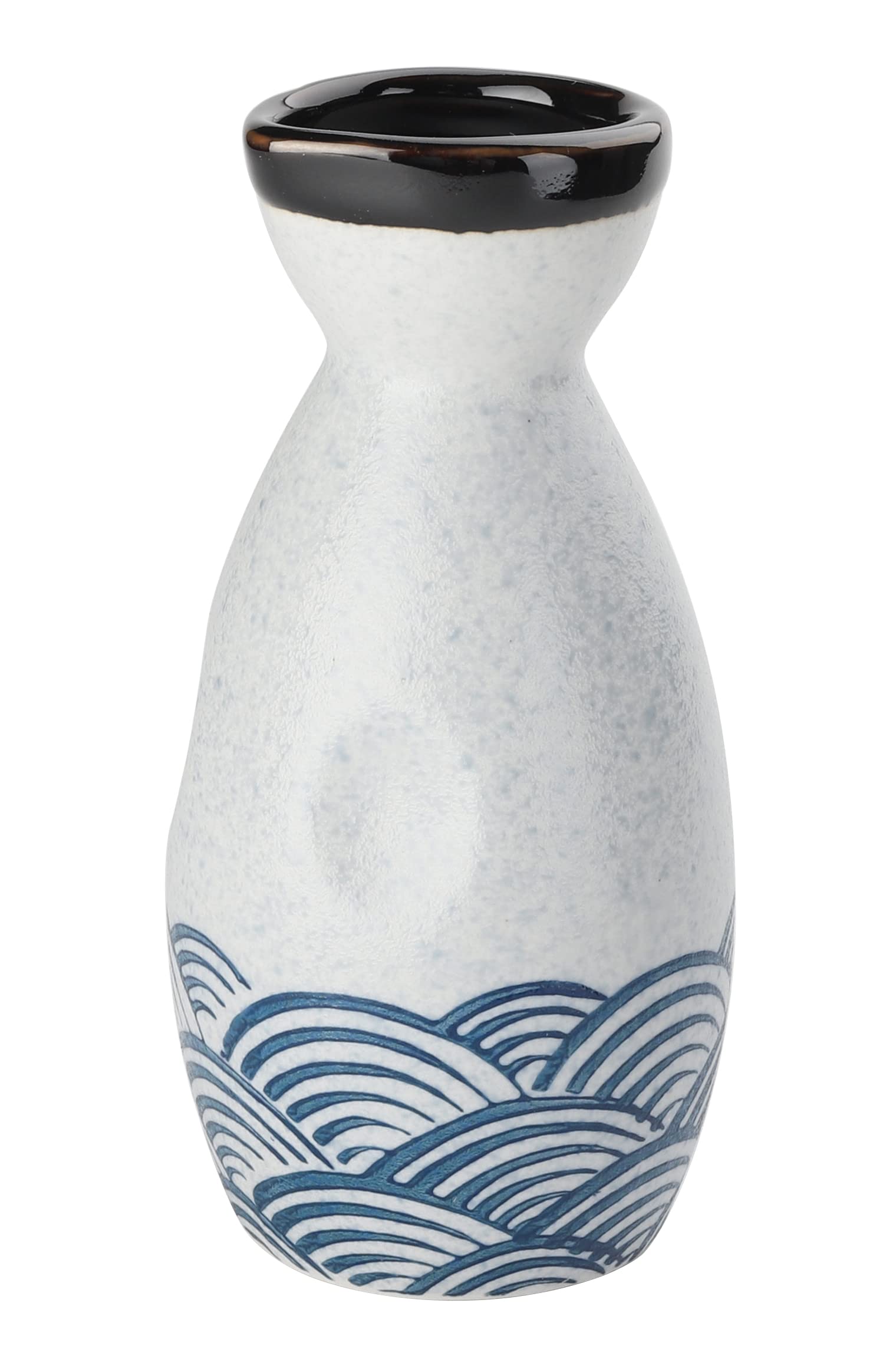 Premium Ceramic Sake Bottle Set - Traditional Japanese Sake Server with Bamboo Lid - Perfect for Sake Tasting, Dinner Parties & Asian Cuisine