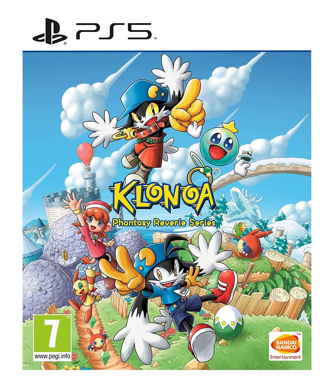 Bandai Klonoa Phantasy Reverie Series PS5 Game - Action-Adventure Platformer Blu-ray Disc (115934) - Perfect for Family Gaming Nights & Retro Game Collectors