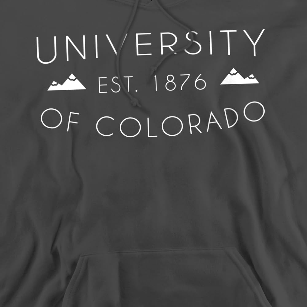 University of Colorado Official Unisex Pullover Hoodie - Charcoal, Medium - Comfortable & Stylish for College Students, Alumni & Fans - Perfect for Campus Wear, Game Days & Casual Outfits