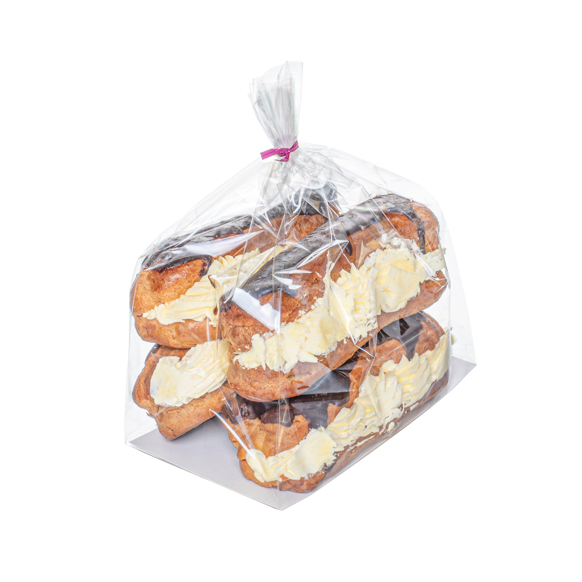 Clear Plastic Gusset Bags with Flat Bottom - 7x4x9 Inches, Heat Sealable, 100 Count Box | Includes Paper Insert for Stability | Perfect for Food Storage, Retail Packaging & Craft Supplies