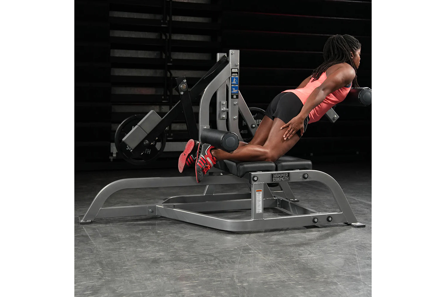 Hammer Strength Assisted Nordic Hamstring Curl Machine - Professional Gym Equipment for Leg Workouts - Perfect for Home & Commercial Use