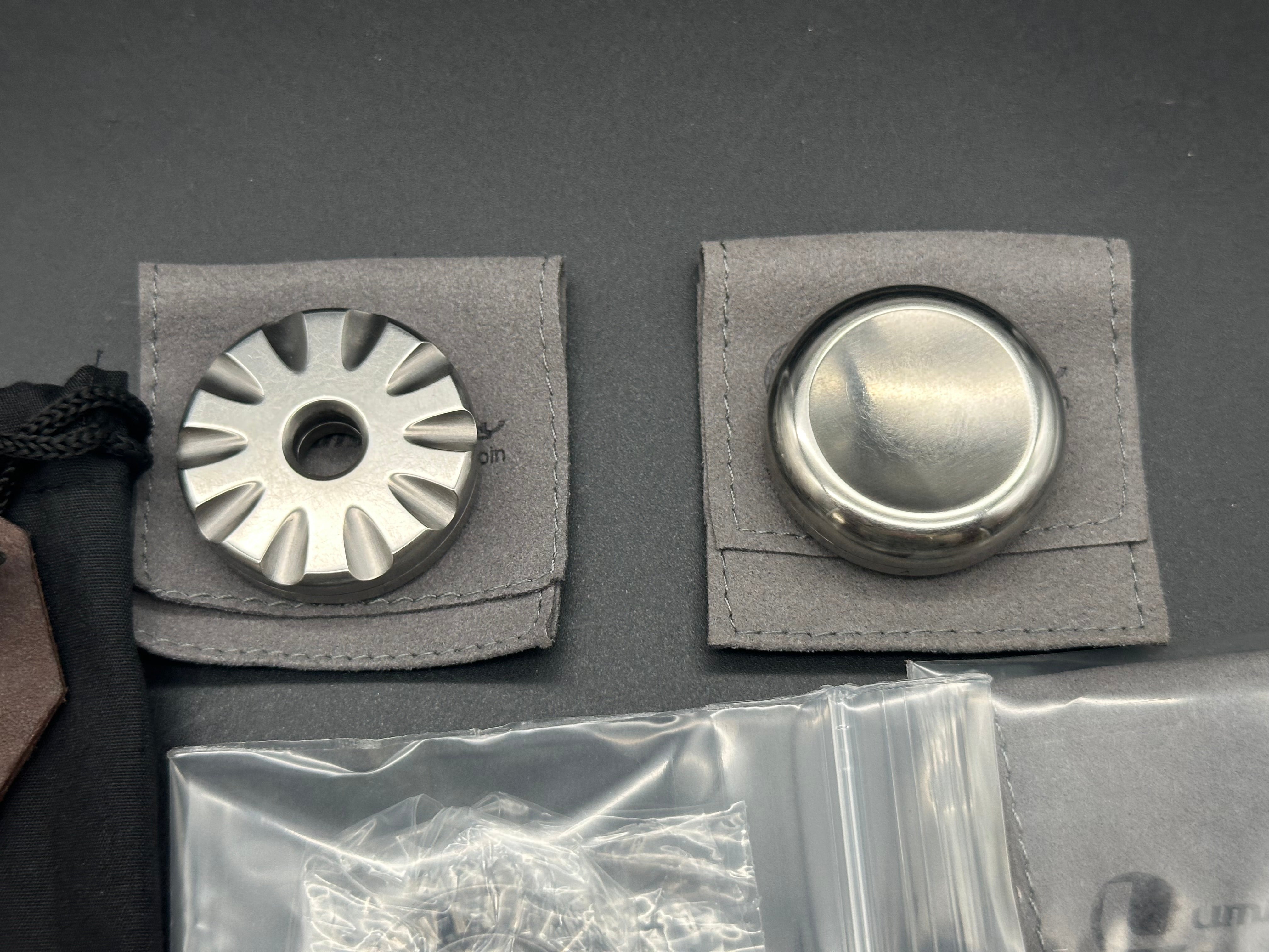 2 Pack Umburry Haptic Coins - Sensory Fidget Toys for Stress Relief, Anxiety & Focus - Perfect for ADHD, Autism & Office Use