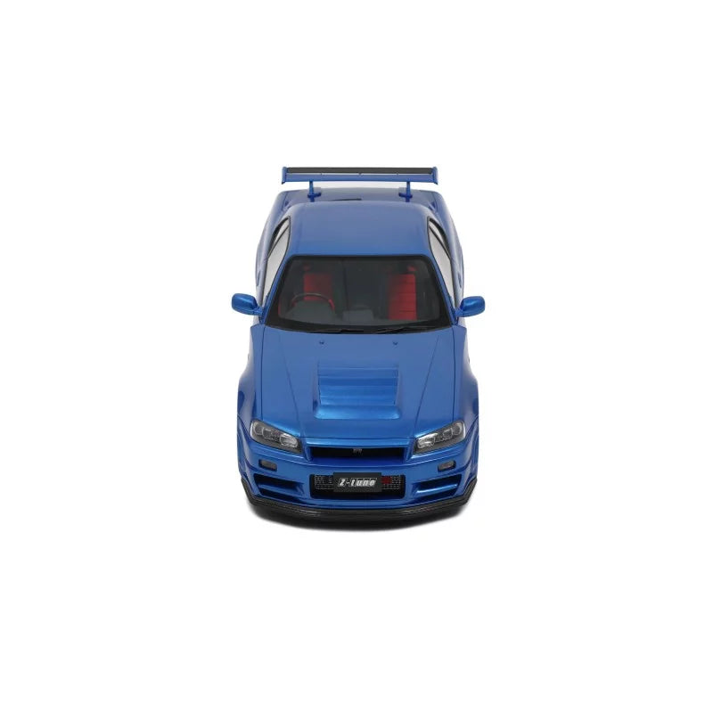 Preorder Ottomobile 1:12 Scale Nissan Skyline R34 Z-Tune 2005 Diecast Model Car in Bayside Blue - Limited Edition Collectible for Car Enthusiasts & Display Showcase - Perfect for Home Office Decor, Gift for Car Lovers, and Model Car Collections