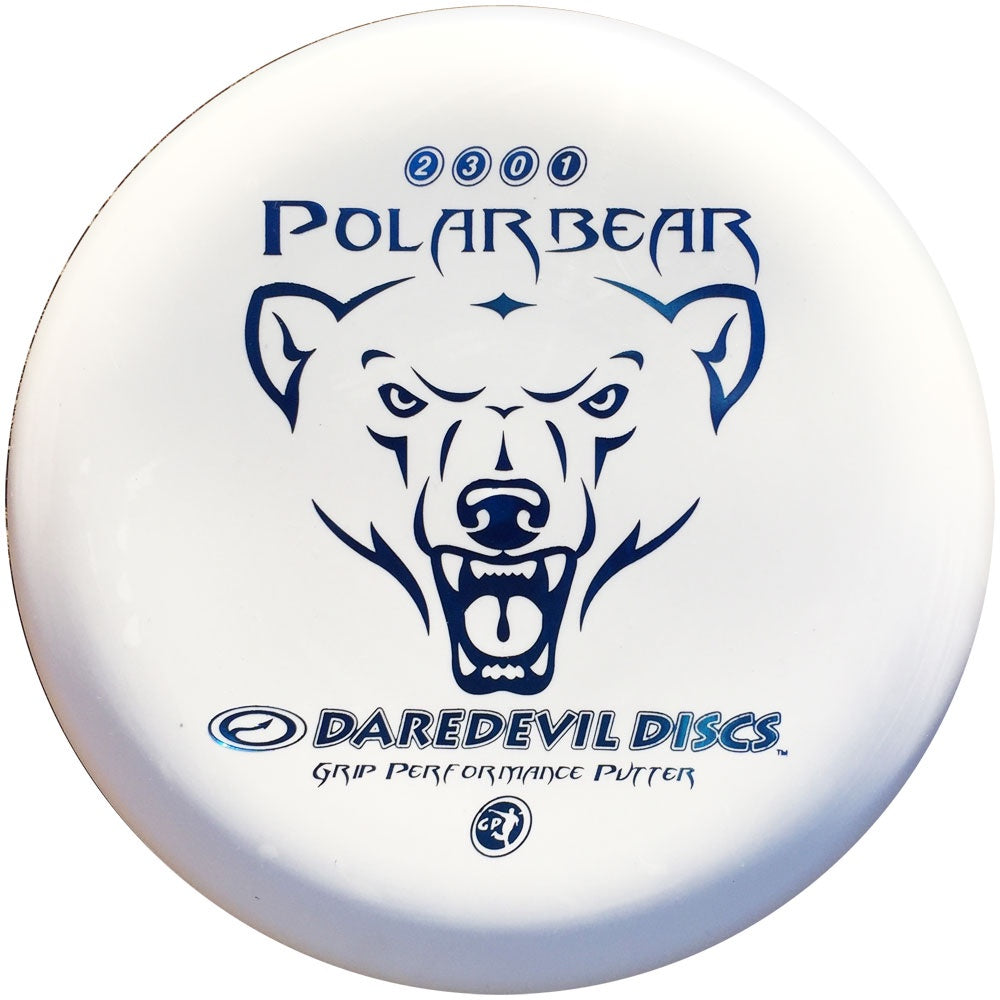 Daredevil Disc Golf Polar Bear (XGP) Putter - Premium Golf Disc for Putting Practice & Tournament Play - Perfect for Beginners & Pros