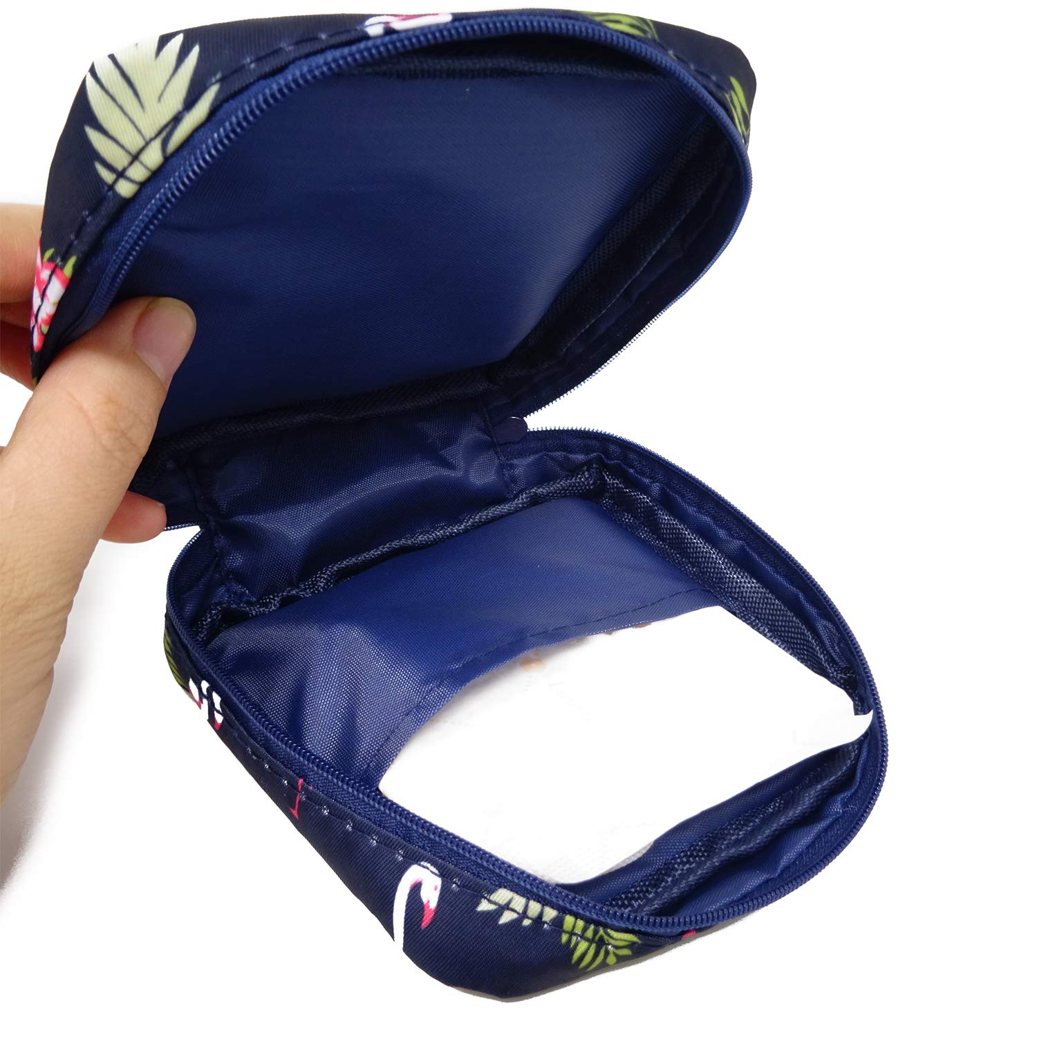 Honbay Stylish Large Capacity Sanitary Napkin Pouch - Waterproof Tampon Bag, Nursing Pad Holder & Travel Makeup Organizer for Women | Perfect for School, Gym, Work & Travel Essentials