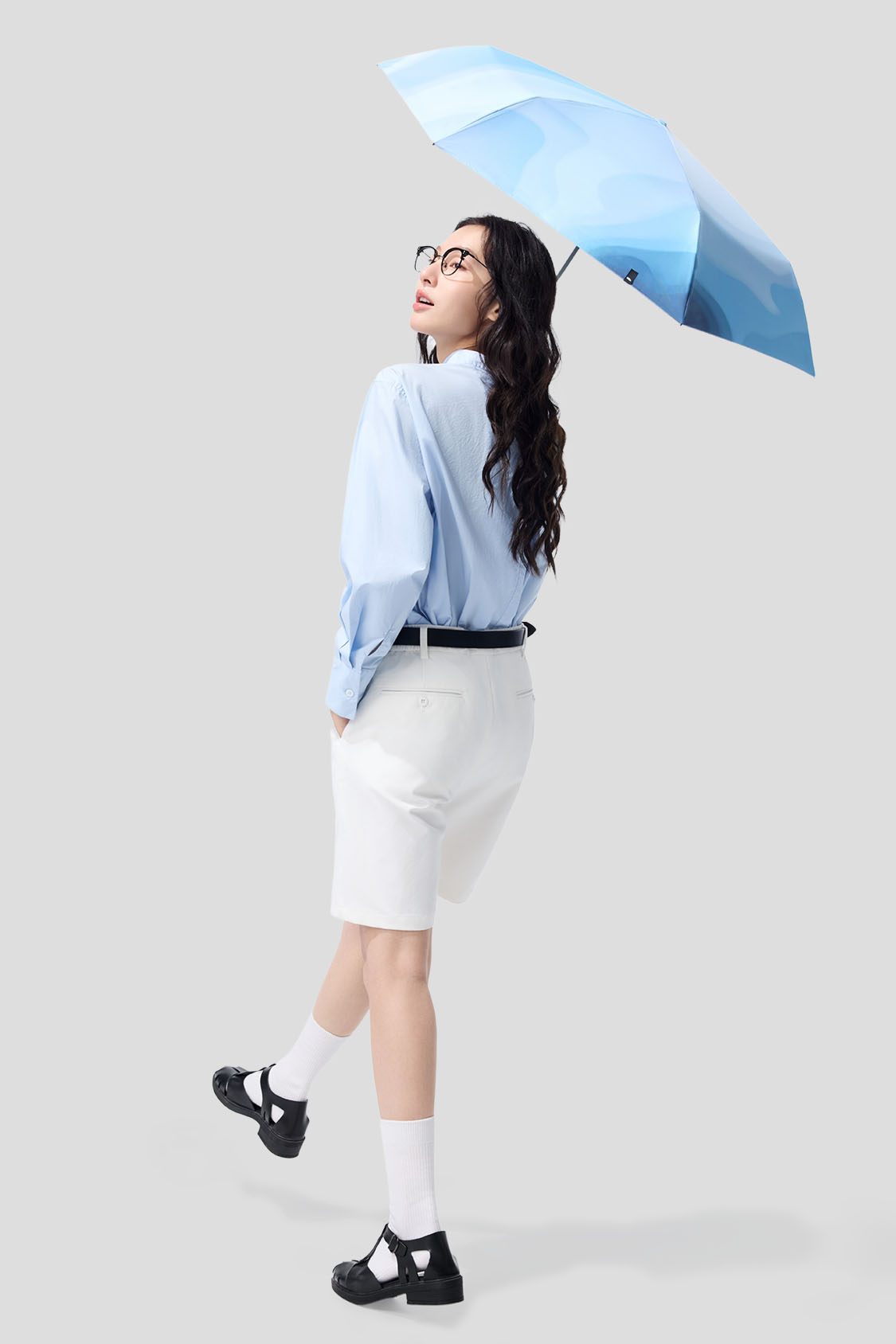 Dual 3 Fold Umbrella for Sun & Rain Protection - Compact Travel Umbrella for Men & Women - Perfect for Outdoor Activities, Commuting, and Beach Trips