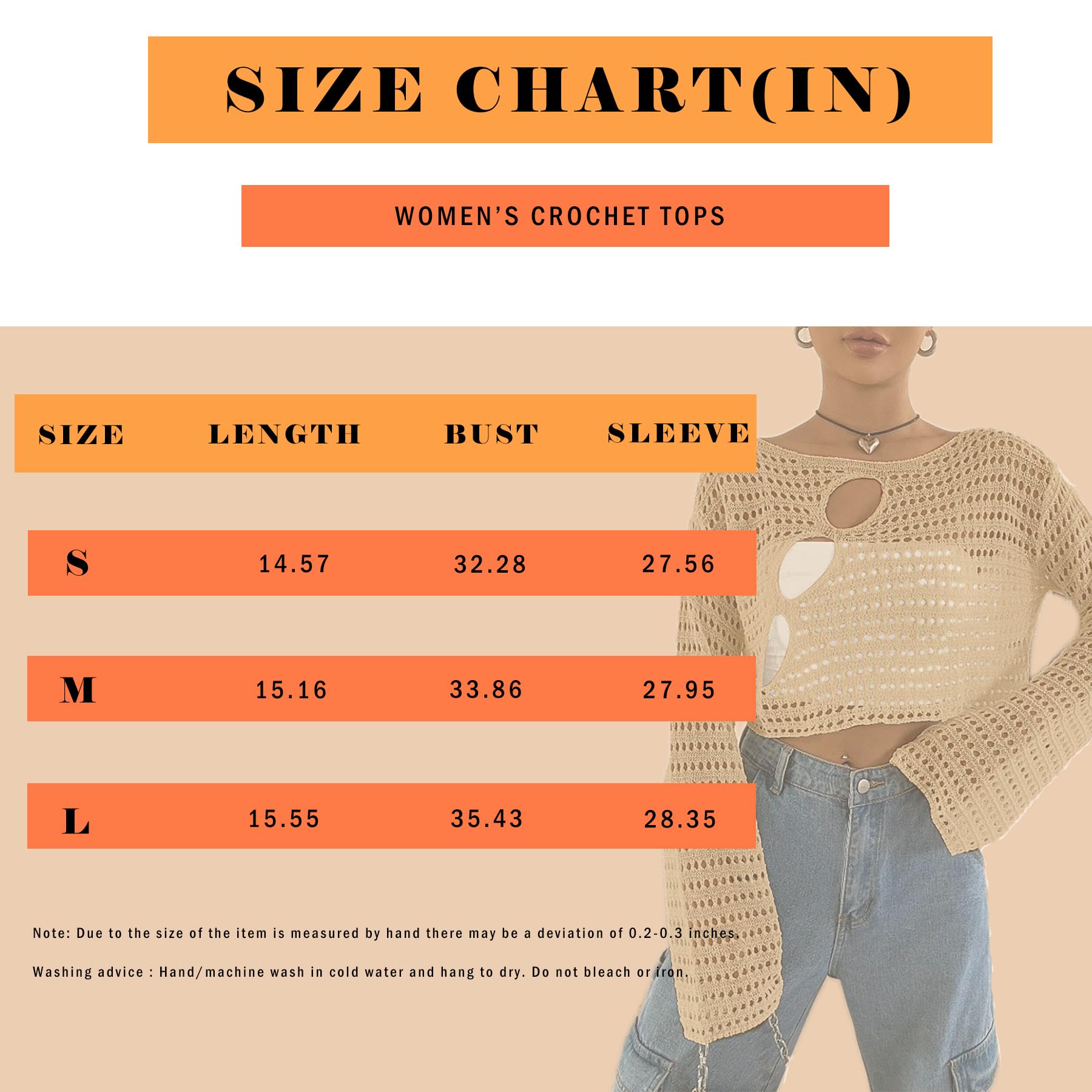 2025 Women's Crochet Knit Hollow Out Sweater - Long Sleeve Summer Cover Up Cropped Top for Beach, Vacation & Casual Outfits