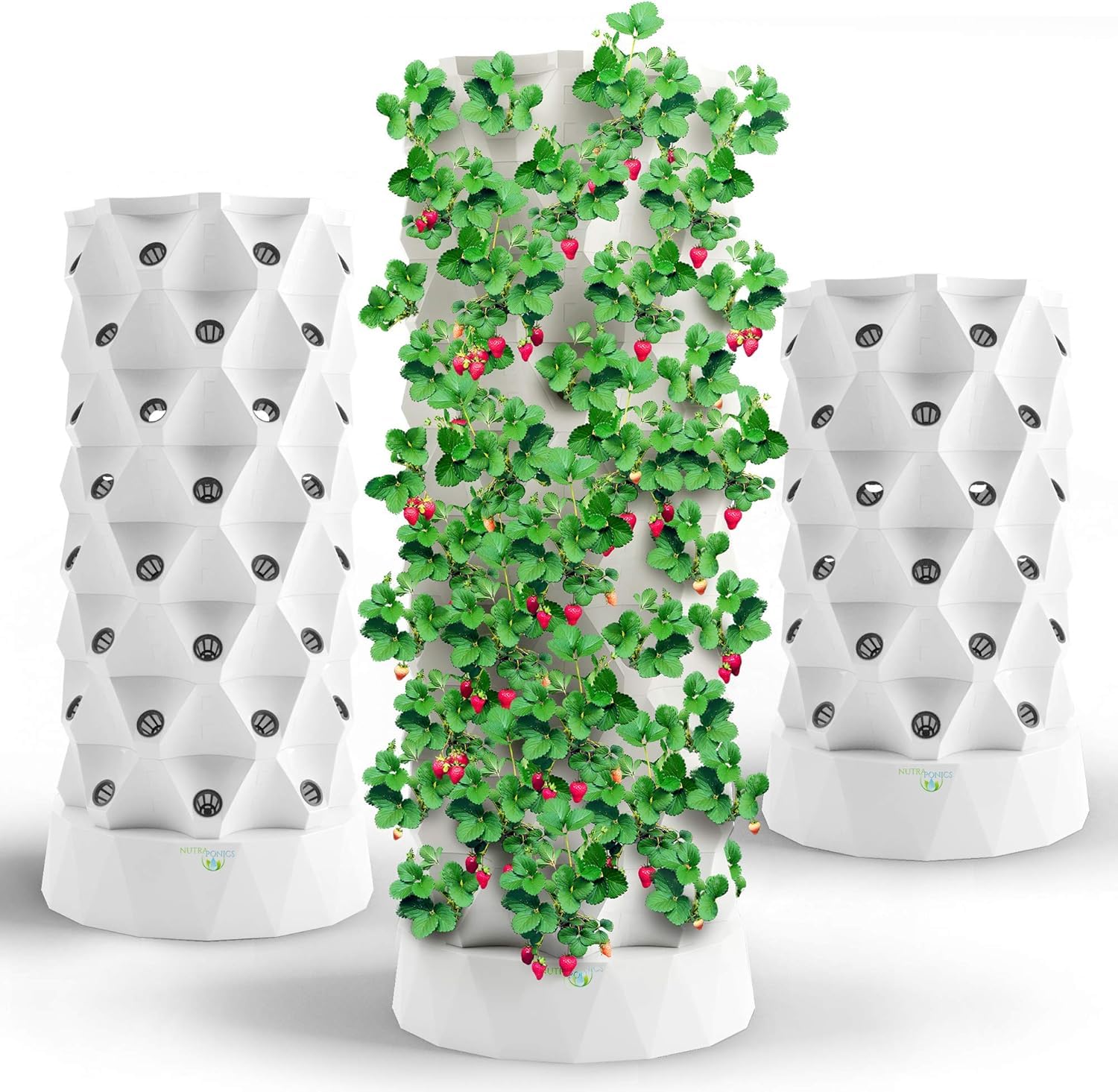 **Aqua 80 Hydroponic Tower System – Indoor Vertical Garden for Growing Herbs, Fruits & Vegetables – Aeroponic Growing Kit with Pump, Timer, Adapter & Net Pots – Perfect for Home, Kitchen & Urban Farming**