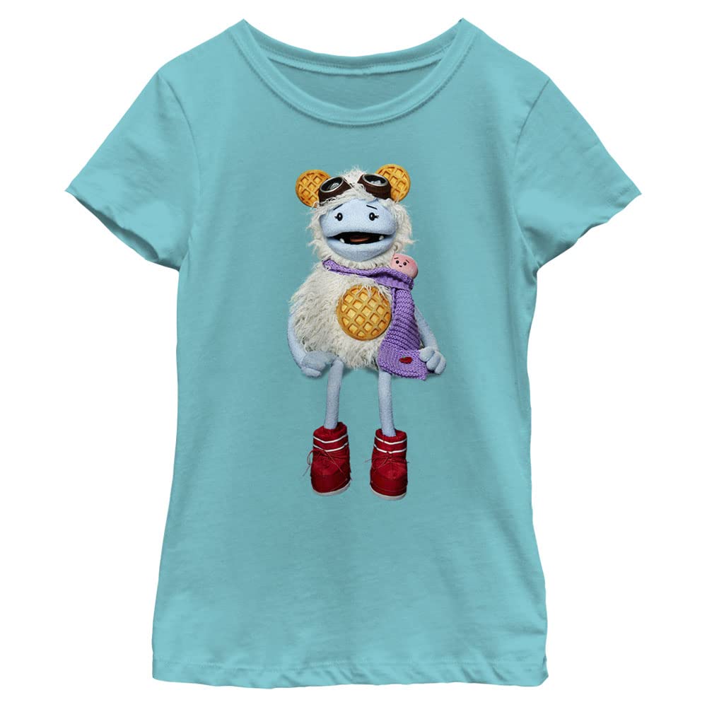 Netflix Mochi Waffles Stand Girls Short Sleeve Graphic Tee Shirt - Cute Kawaii Anime Style T-Shirt for Girls, Perfect for Casual Wear, Anime Conventions & Netflix Binge Watching