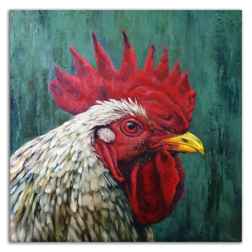 Big Red by Lucia Heffernan - Premium Canvas Art Print - Ready to Hang Wall Decor - Perfect for Living Room, Bedroom & Office Decor