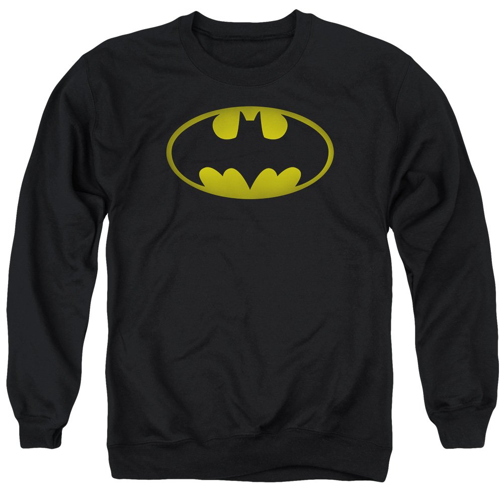 Batman Washed Logo Unisex Crewneck Sweatshirt for Men & Women | Casual Wear, Cosplay, Superhero Fan Gift