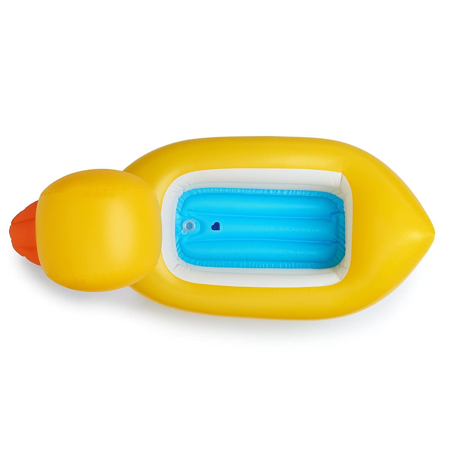 Munchkin Inflatable Duck Bathtub for Babies with Hot Water Temperature Alert - Safe & Fun Bath Time for Toddlers & Infants