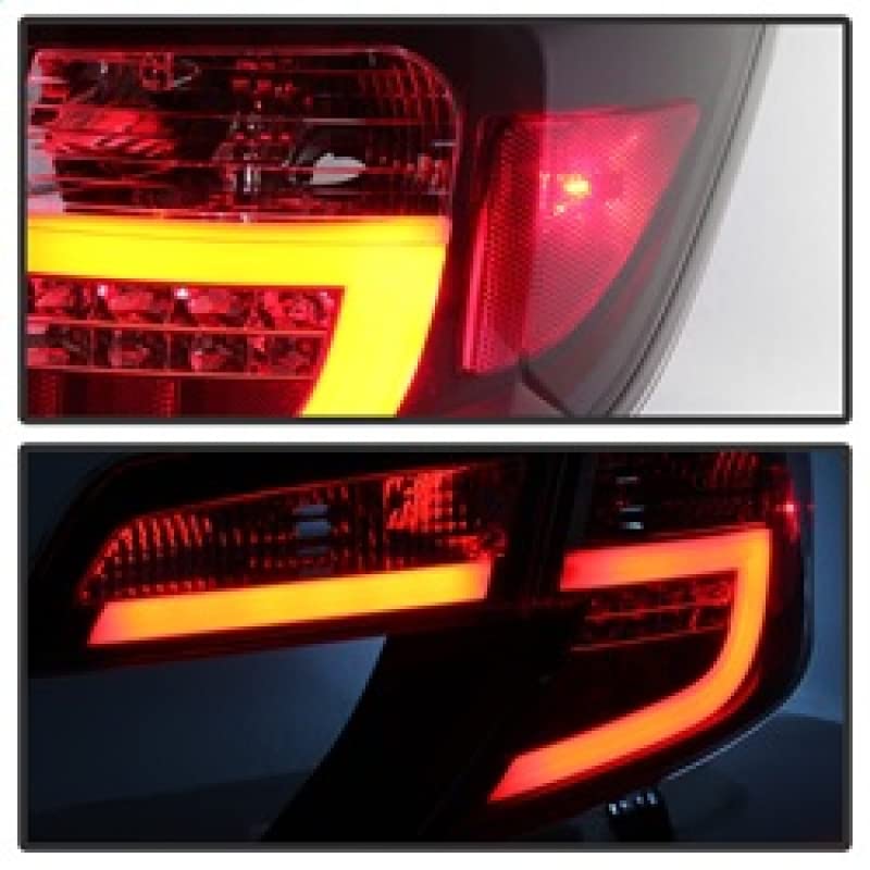 Spyder Auto 5079411 LED Tail Lights - Black/Clear Smoke Lens - High Visibility Brake Lights - Compatible with [Vehicle Model] - Perfect for Night Driving & Car Customization