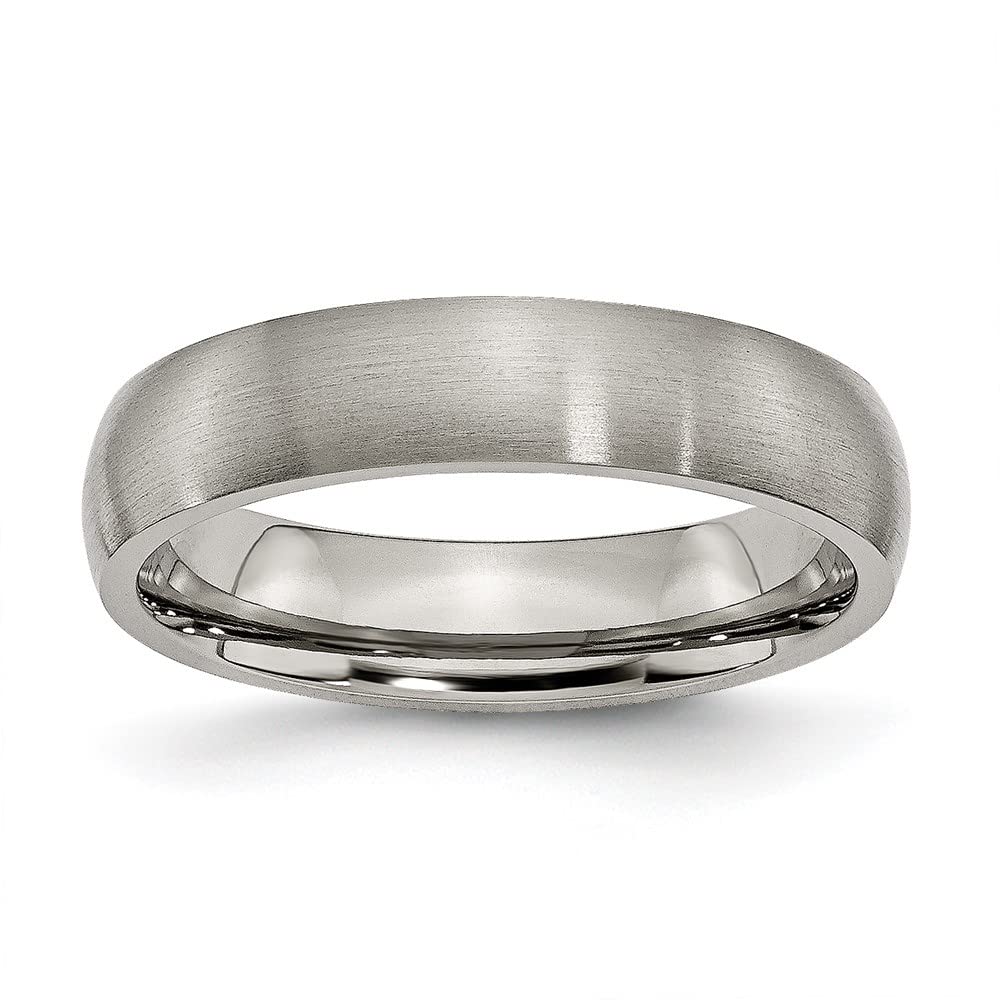 Premium Titanium Brushed Wedding Band Ring for Men & Women - Durable, Hypoallergenic & Comfort Fit - Perfect for Anniversaries, Engagements & Everyday Wear