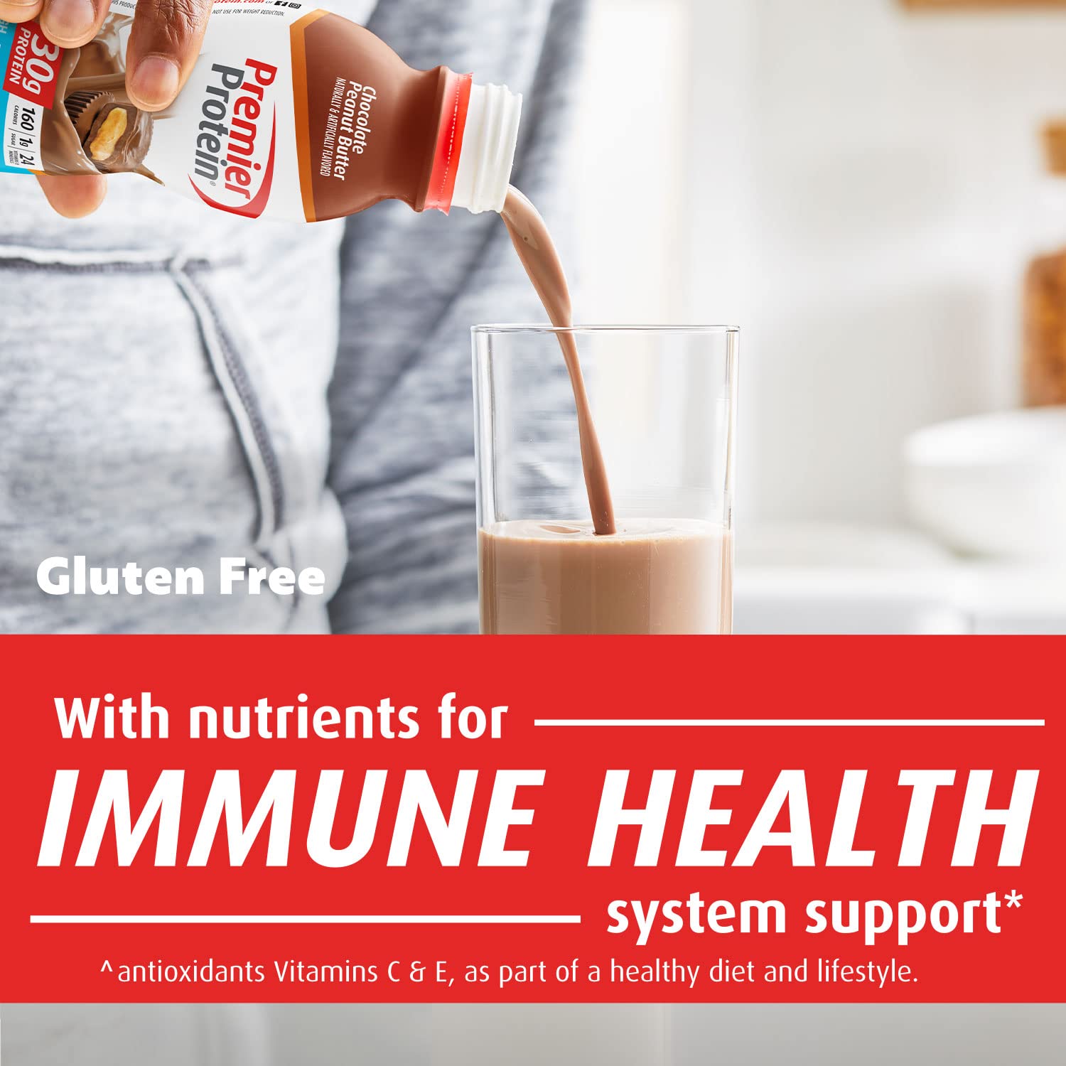 Premier Protein Shake - Chocolate Peanut Butter & Cake Batter Flavors, 30g High Protein, 1g Low Sugar, 24 Vitamins & Minerals, 12 Pack - Perfect for Post-Workout Recovery, Meal Replacement & On-the-Go Nutrition