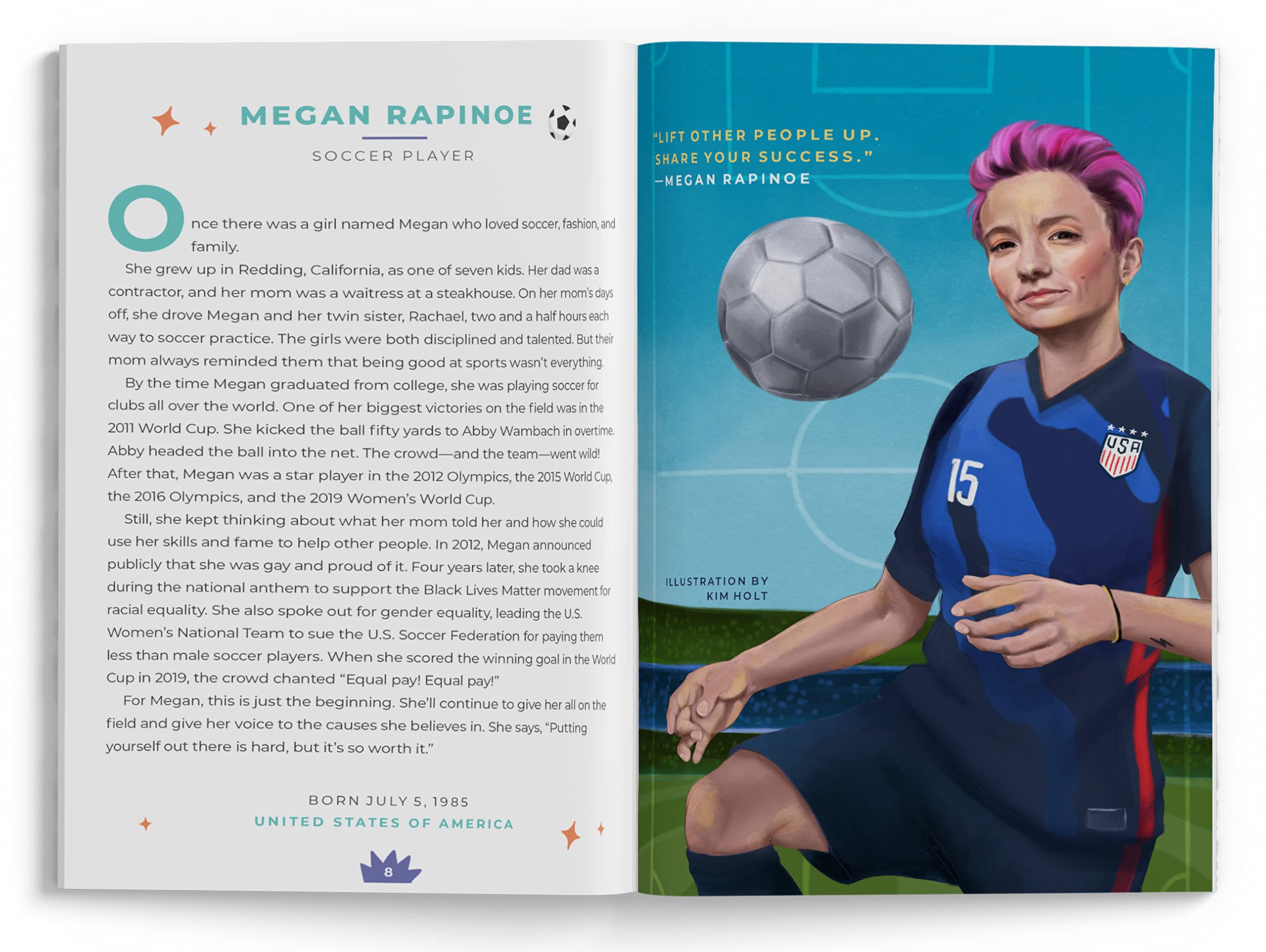 Rebel Girls Champions: 25 Inspiring Tales of Unstoppable Female Athletes - Motivational Book for Young Girls | Perfect for Bedtime Stories & Empowerment Gifts