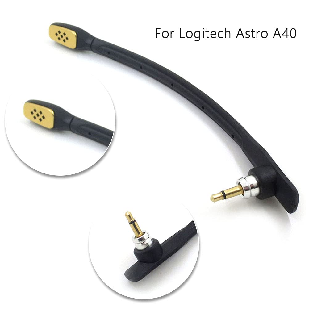 Sqrmekoko A40 TR Microphone Replacement for Astro A40/A40 TR Gaming Headset - Compatible with PS5, PS4, Xbox One, PC, Mac & Phone - Noise Cancelling Mic for Crystal Clear Chat - Perfect for Gaming, Streaming & Online Meetings