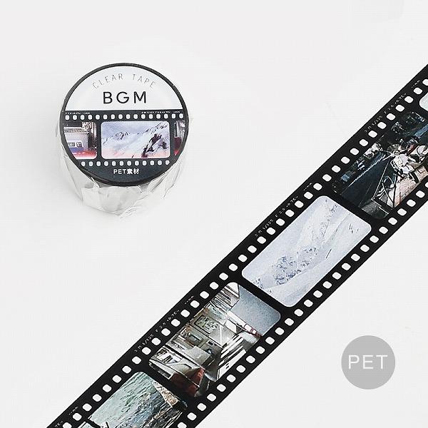 BGM Film Series 30mm Clear Masking Tape - High Quality Background Music for Movies & Videos - Perfect for Film Production, Video Editing, and Creative Projects