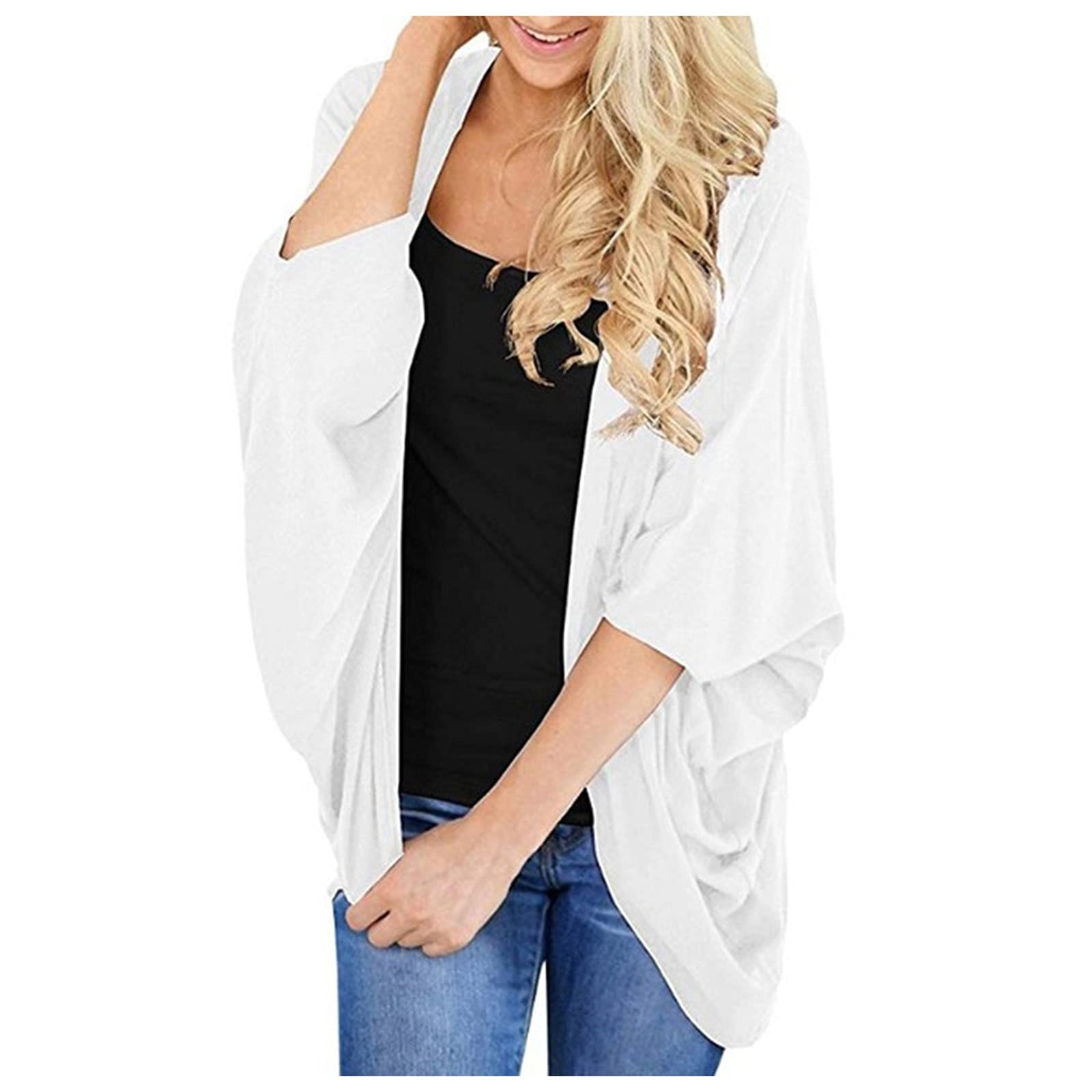 Women's Casual Christmas Printed V-Neck Cardigan - Long Sleeve Open Front Coat with Pockets - Cozy Winter Outerwear for Holiday Parties, Office Wear & Everyday Fashion