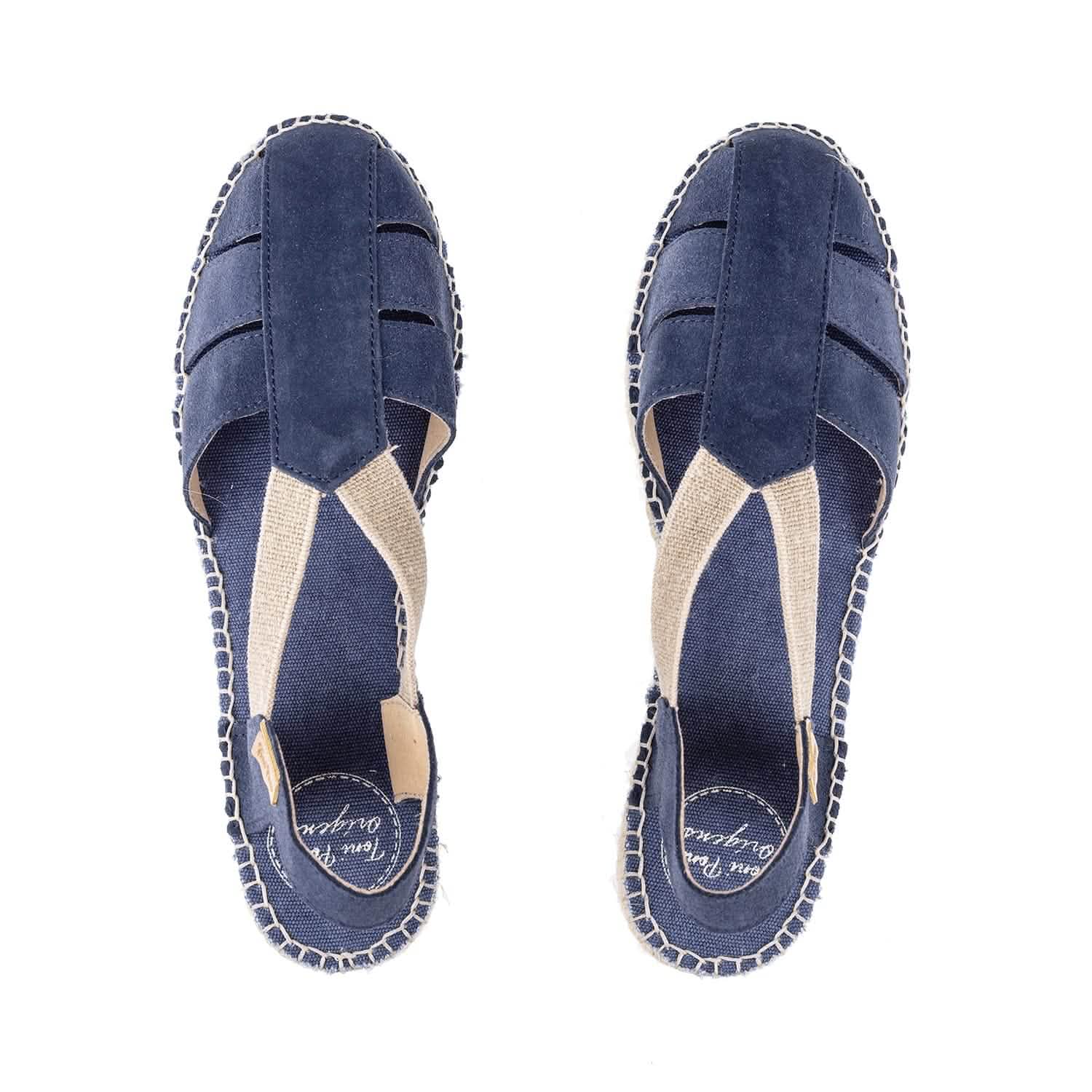 Women's Plain Suede Leather Wedge Espadrille Shoes - Comfortable Casual Summer Sandals for Beach, Vacation & Everyday Wear