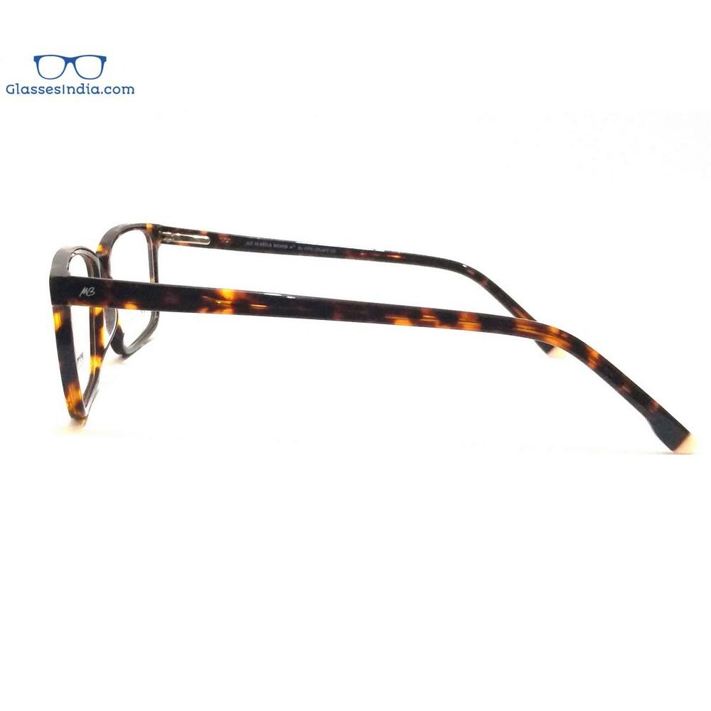 Stylish Slim Rectangle Acetate Full Frame Glasses MB005DA - Trendy Eyewear for Men & Women - Perfect for Office, Reading & Everyday Fashion