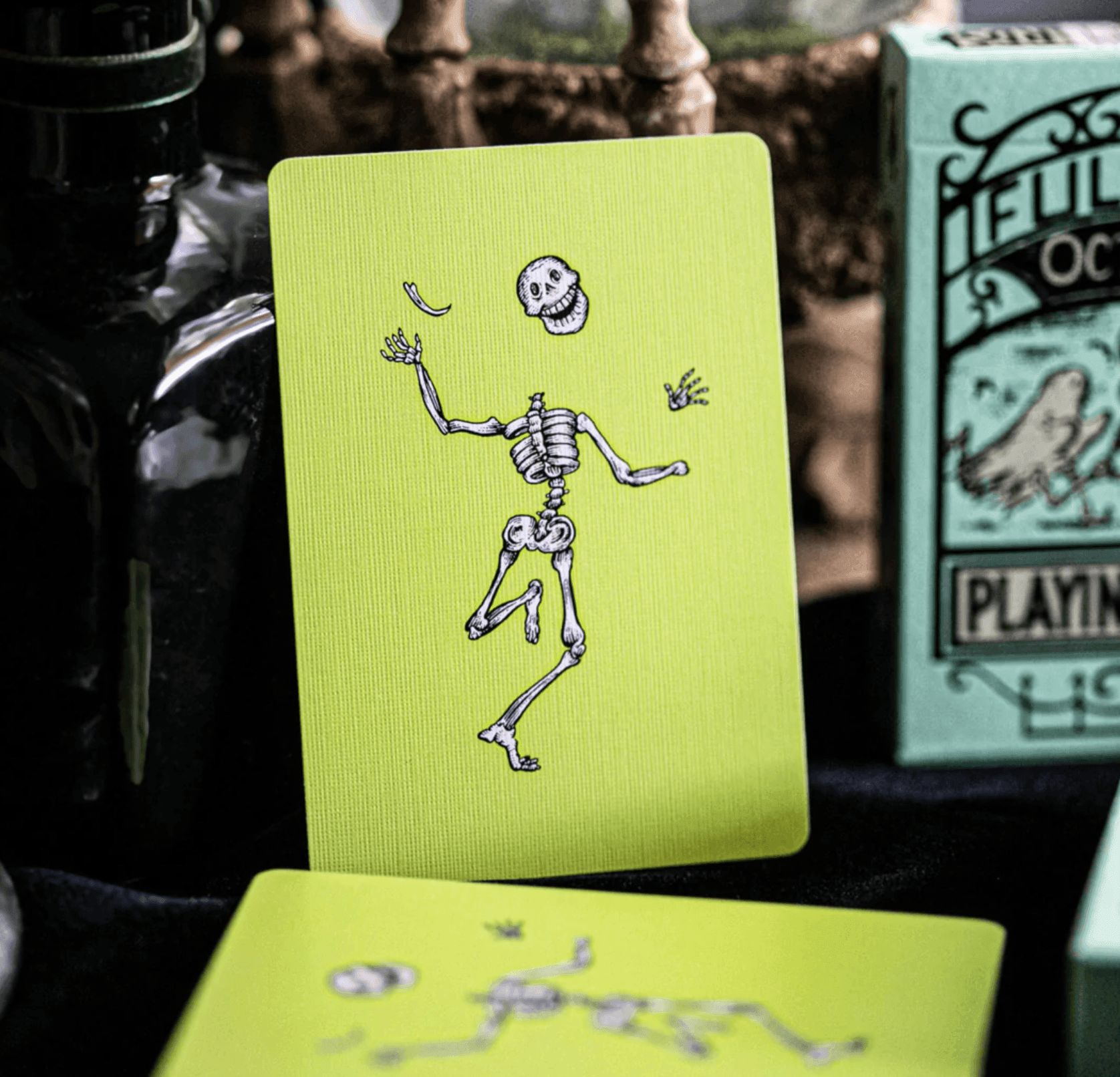 Fultons October Playing Cards - Premium Deck for Poker, Magic Tricks & Collectors | Halloween & Fall Themed Card Games
