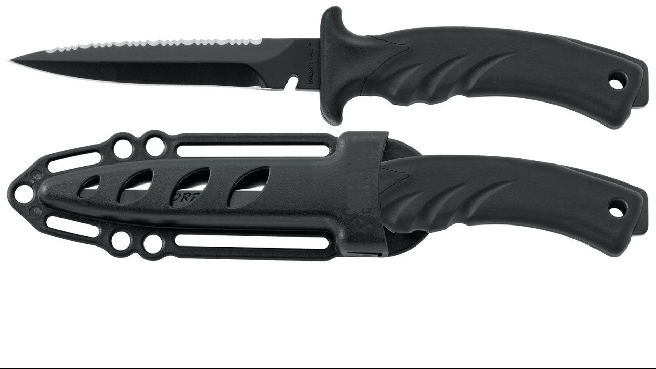 SpearPro Torpedo 3.5 Inch TC Stainless Steel Dive Knife - Perfect for Scuba Diving, Snorkeling & Underwater Adventures