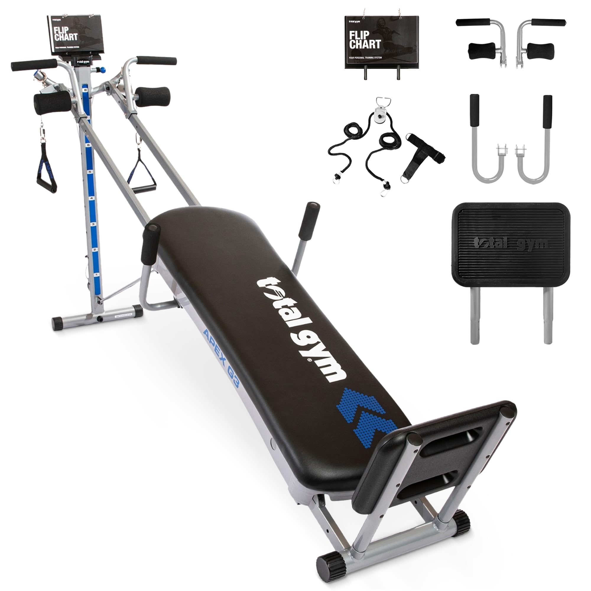 Total Gym APEX Versatile Home Gym Equipment for Full Body Strength Training - Perfect for Indoor Workouts, Weight Loss & Muscle Toning at Home
