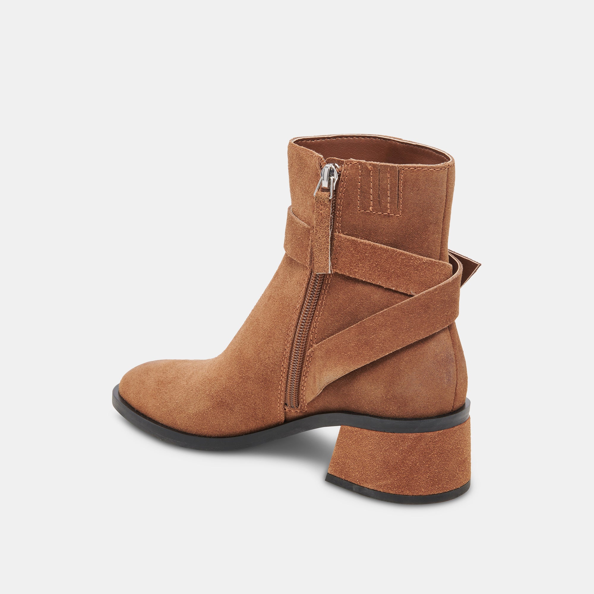 Leland Brown Suede Booties for Women - Comfortable & Stylish Ankle Boots for Fall & Winter Fashion | Perfect for Casual Outfits, Office Wear & Date Nights