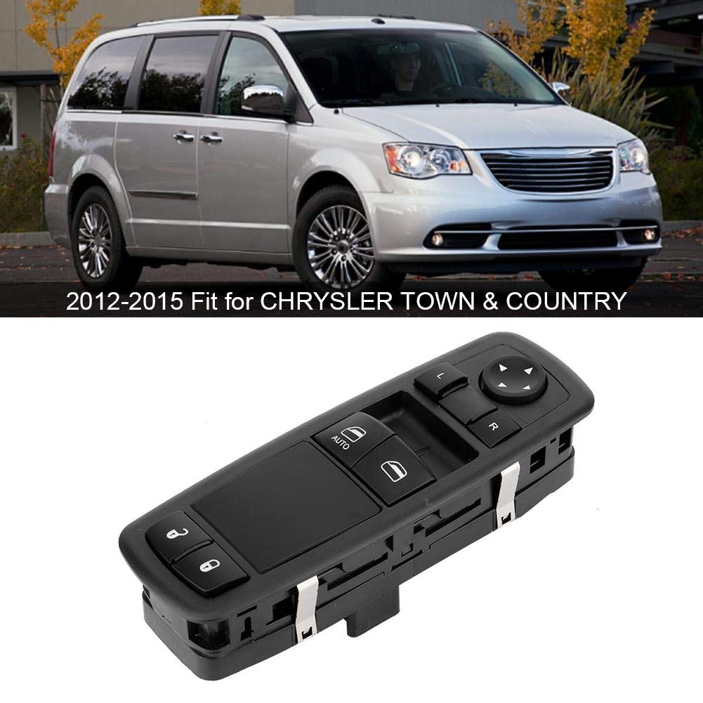 KIMISS Car Power Window Switch Replacement 68110870AB - Compatible with Dodge Grand Caravan 2012-2015 - Easy DIY Installation for Smooth Window Operation