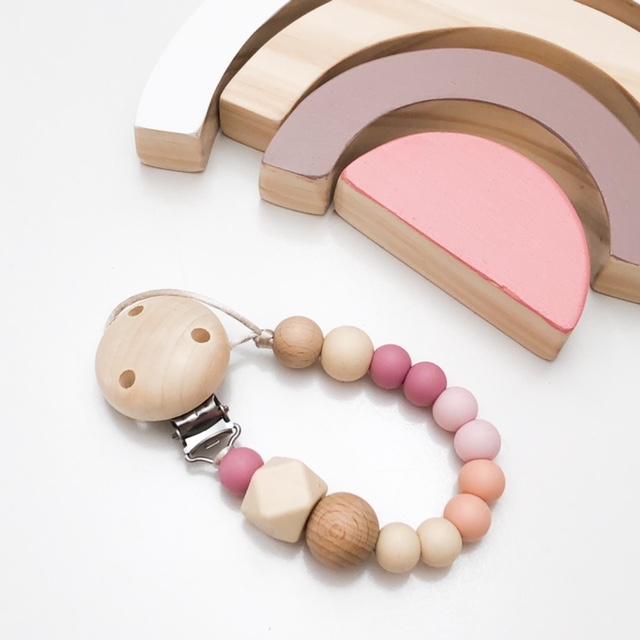 Ombre Range Dummy Holders - Stylish Baby Pacifier Clips for Boys & Girls | Perfect for Strollers, Car Seats & Baby Carriers