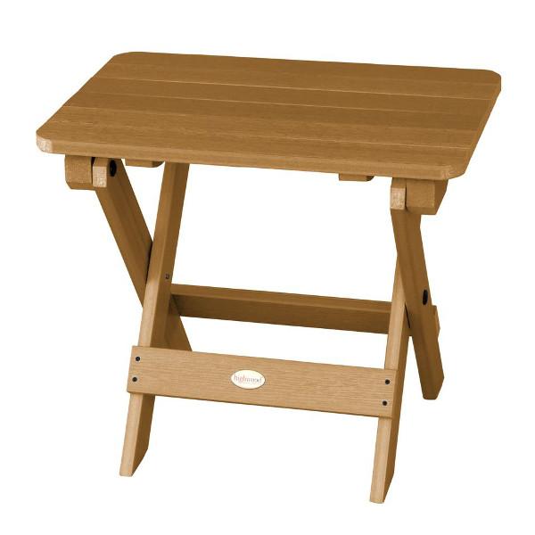 Portable Outdoor Folding Adirondack Side Table - Lightweight Patio Furniture for Camping, Beach, Garden & Poolside Use