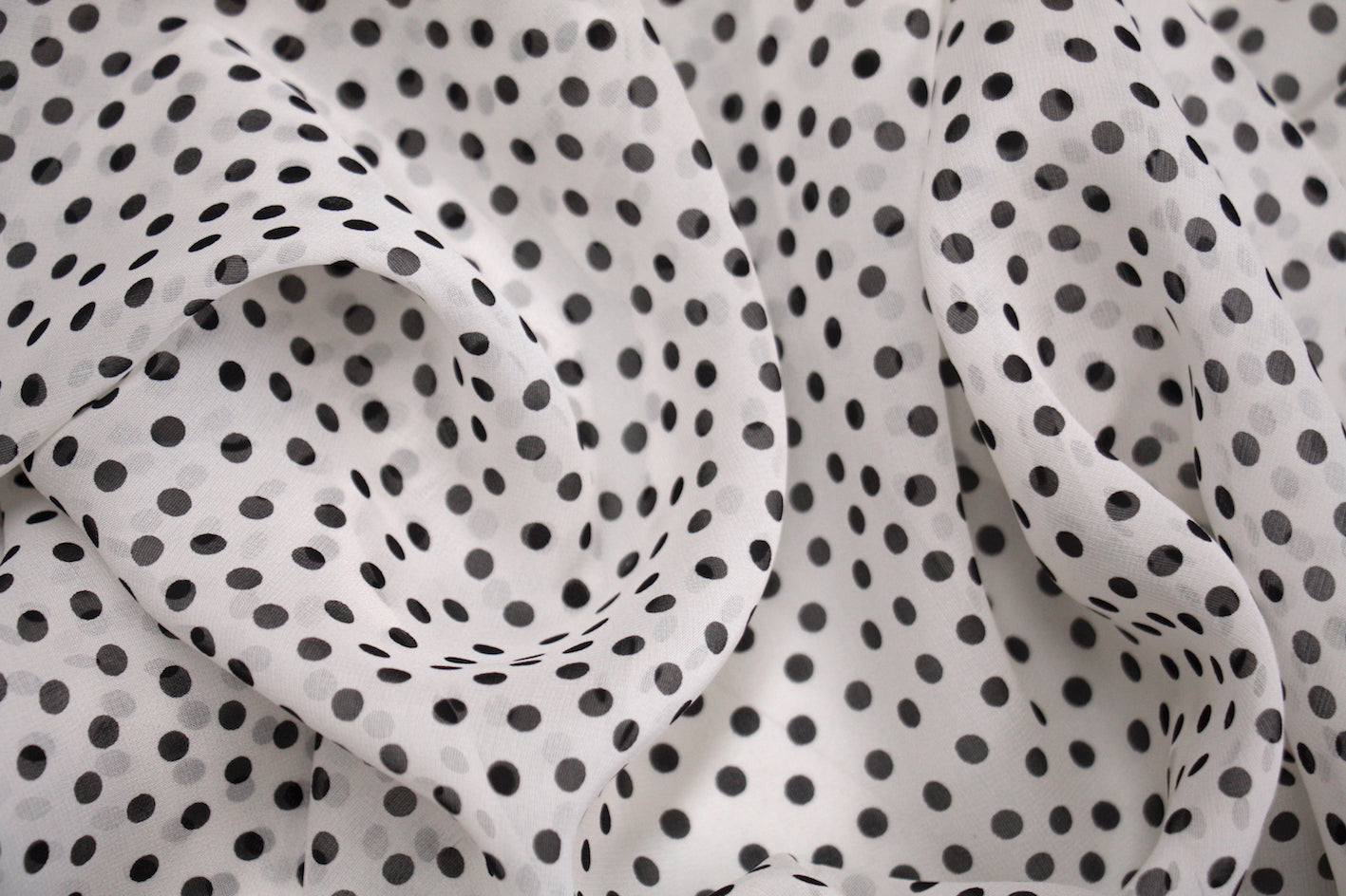 Black Neve Silk Georgette Fabric - Premium Soft & Flowy Chiffon Material for Dresses, Scarves & Evening Gowns | Perfect for Bridal Wear, Fashion Design & DIY Sewing Projects