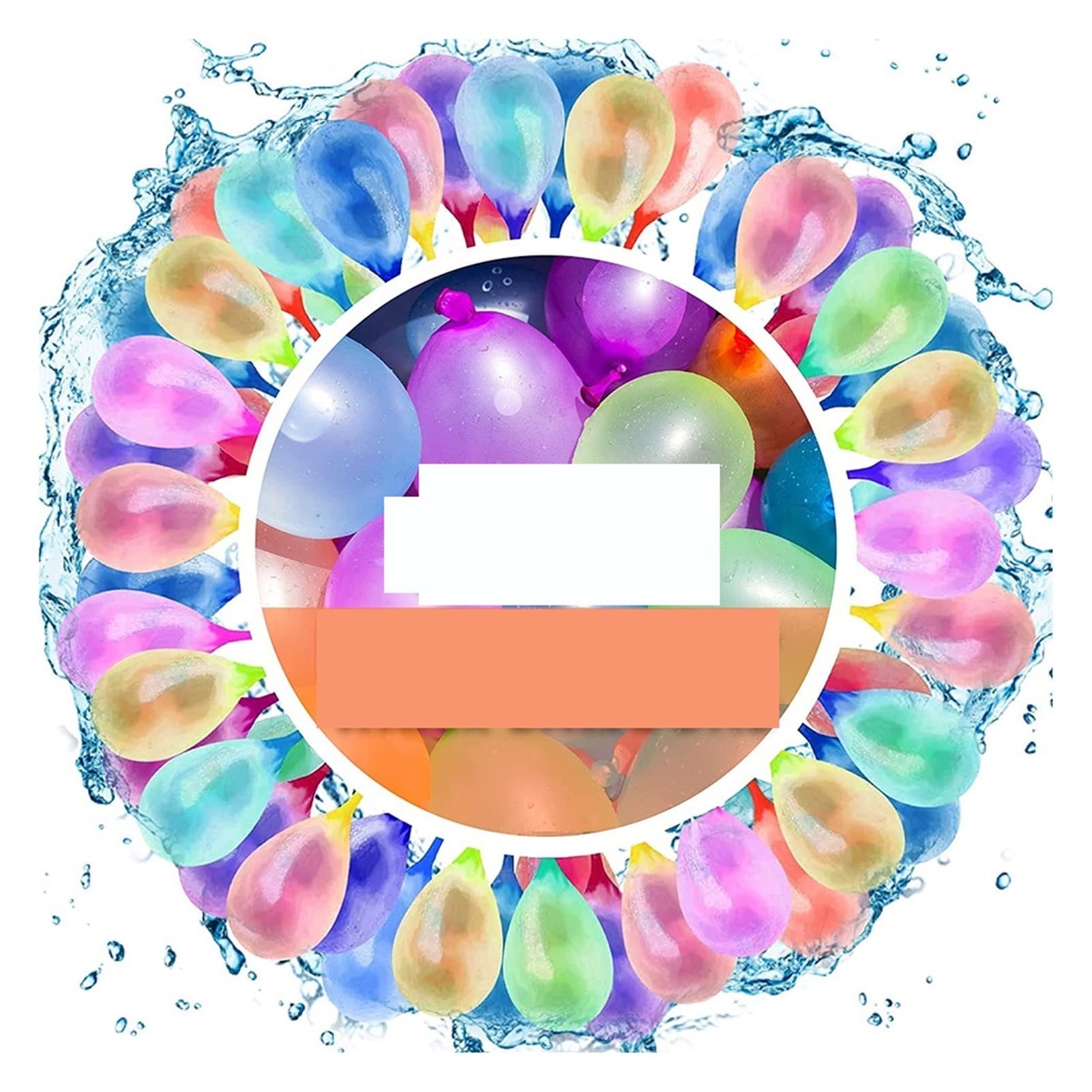 EROOLU 555 PCS Quick Fill Self-Sealing Water Balloons - Large Colorful Biodegradable Water Toys for Pool Parties, Outdoor Games & Summer Fun