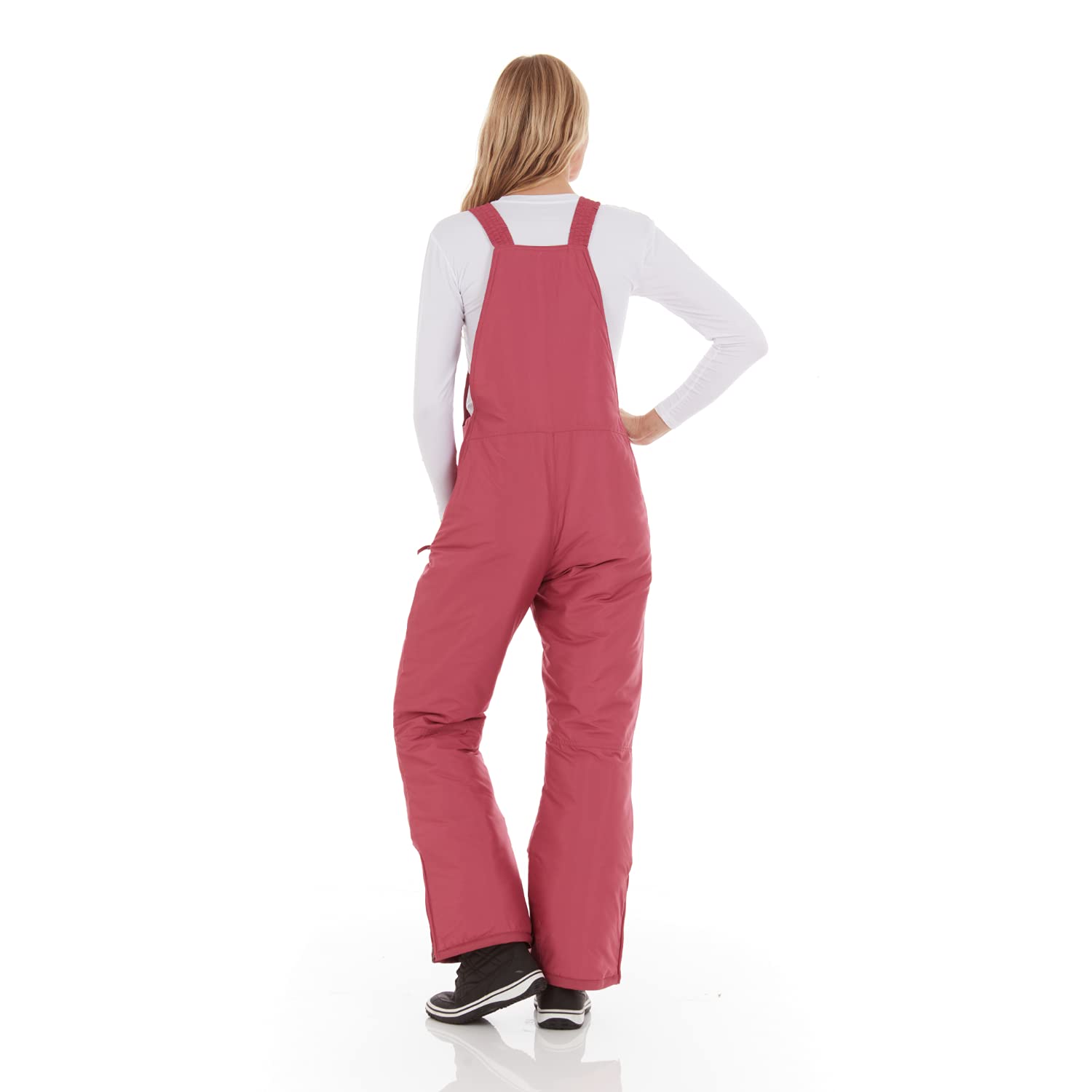 Arctic Quest Women's Insulated Waterproof Snow Bibs - Water Resistant Ski Pants for Snowboarding & Winter Sports - Warm Thermal Overalls for Cold Weather Adventures
