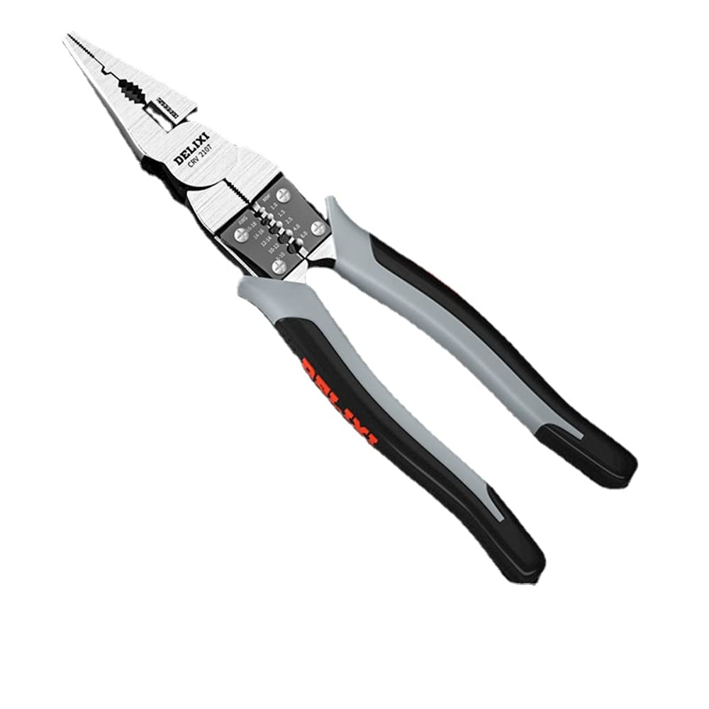7-Inch Needle Nose Pliers - Premium Electrical & Wire Stripping Pliers for DIY, Crafting, and Home Repairs | Durable Hand Tools for Electricians and Hobbyists