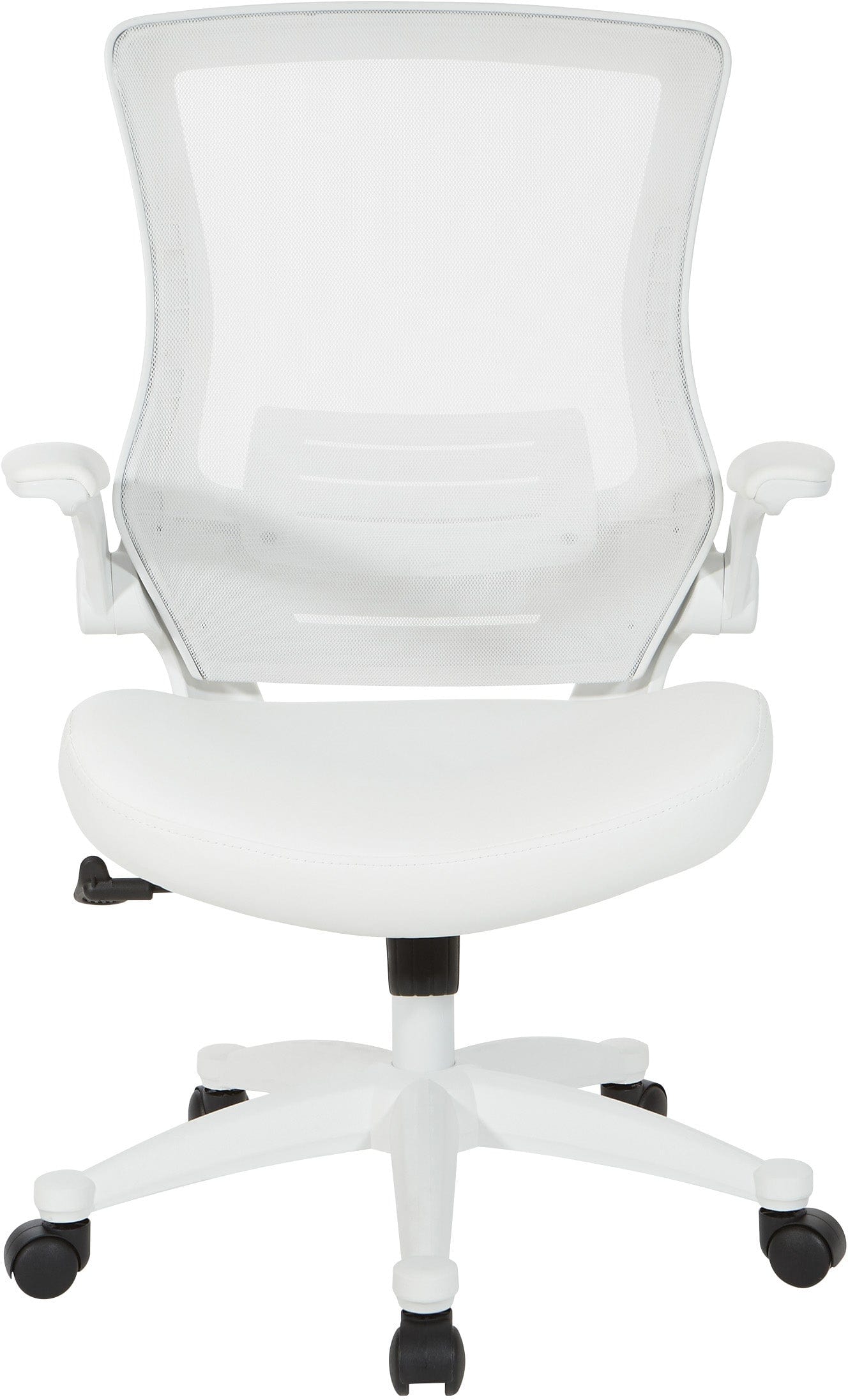 Office Star White Screen Back Manager's Chair [EM60926WH] - Ergonomic Executive Office Chair with Adjustable Height for Home & Business Workspaces