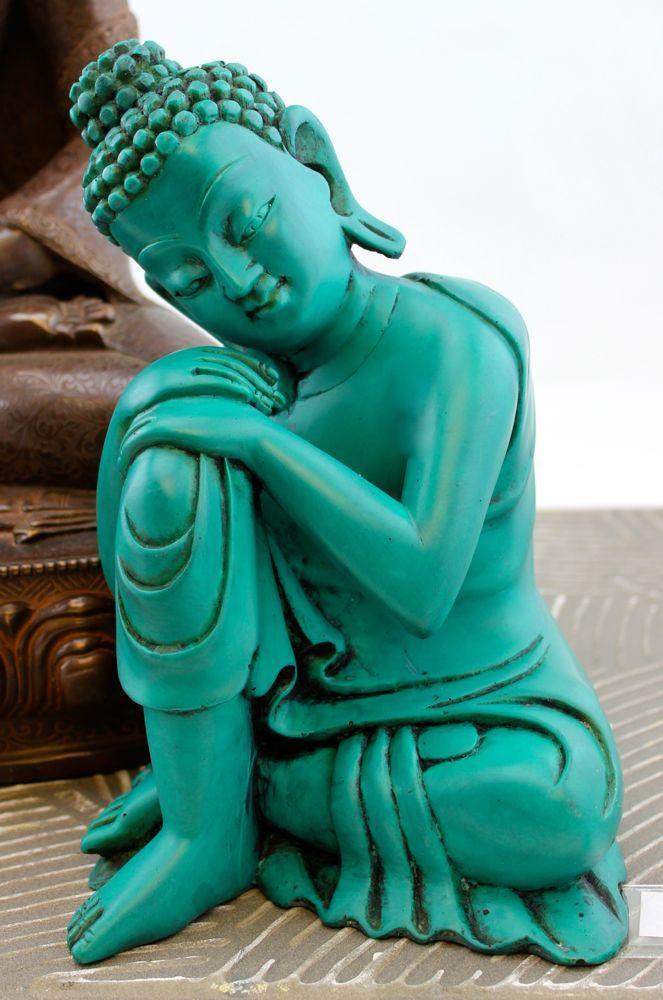 8 Inch Resting Buddha Statue - Handcrafted Meditation Decor for Home, Office & Garden - Perfect for Zen Decor, Yoga Spaces & Spiritual Gifts