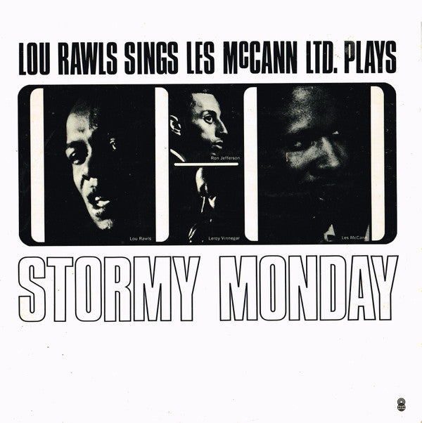 Lou Rawls & Les McCann Ltd. - Stormy Monday LP Vinyl Record Album (VG+ Condition) | Jazz Music Collectors, Home Listening & Vintage Audio Enthusiasts