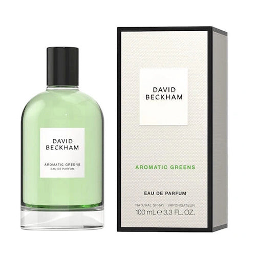 David Beckham Aromatics Greens 100ml EDP for Men - Fresh Woody Fragrance | Long-Lasting Cologne for Work, Date & Special Occasions
