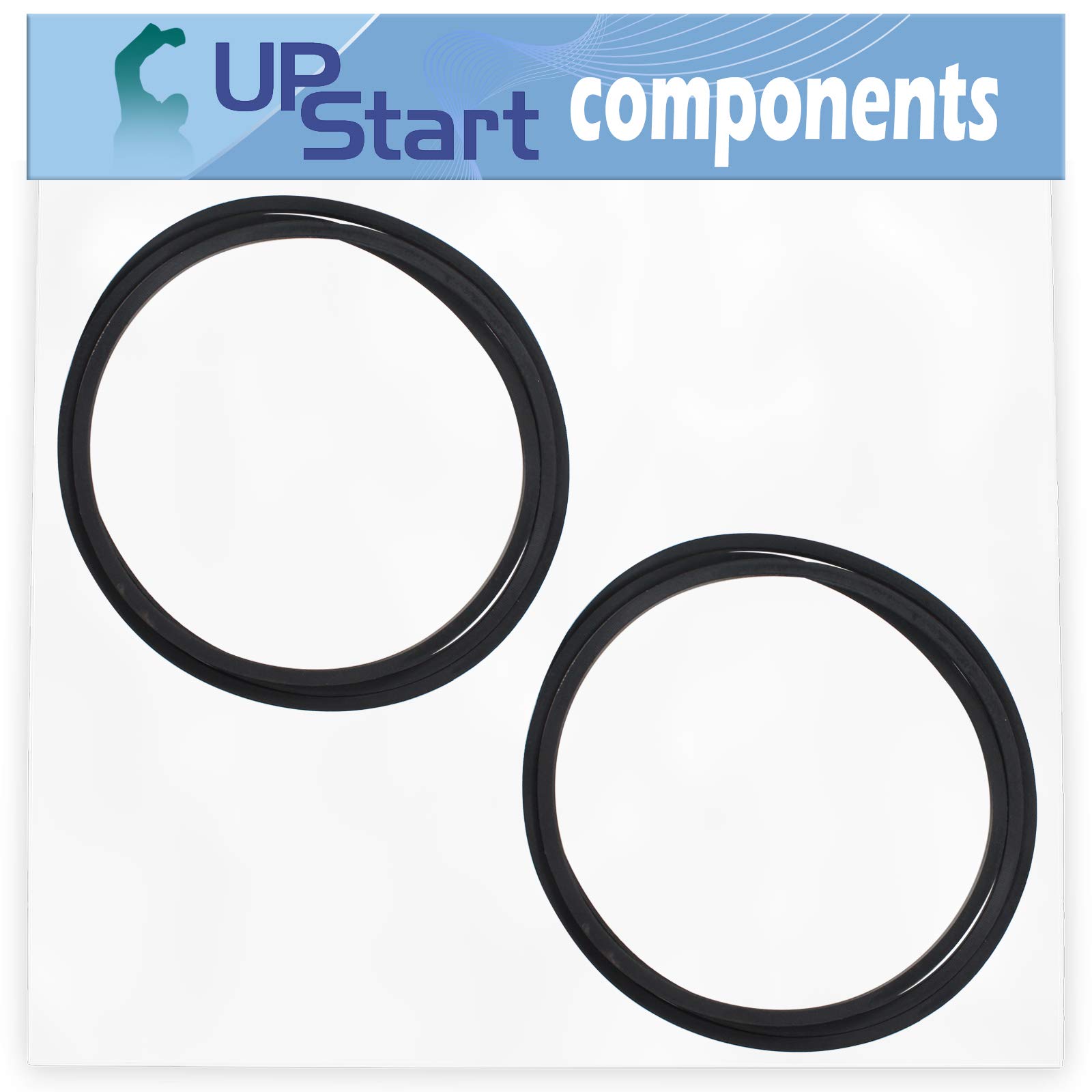 UpStart Components 2-Pack 429636 Deck Belt Replacement for Poulan PB2042YT Lawn Tractor - Compatible with 532429636 42 inch Cut Mower Deck Belt - Durable Lawn Mower Replacement Parts for Smooth Yard Maintenance