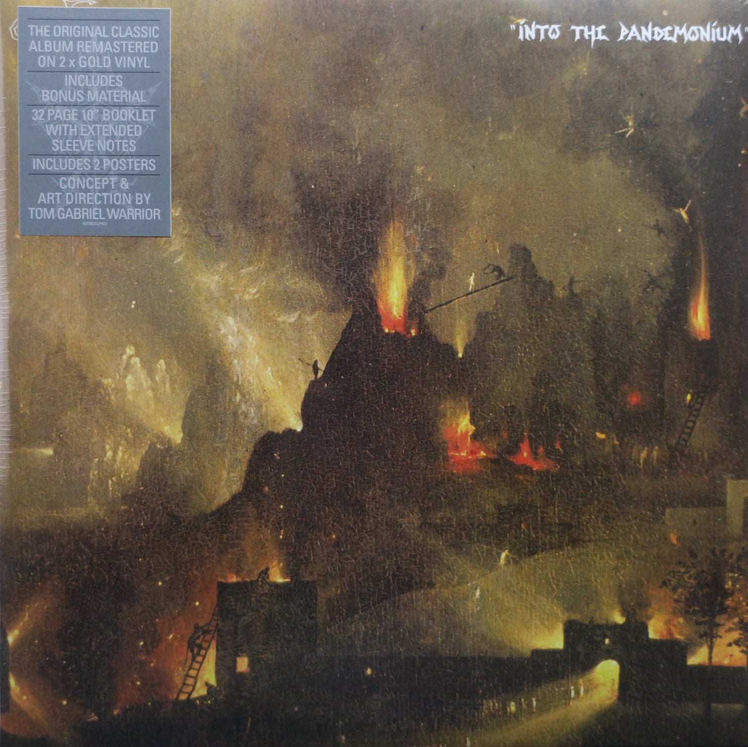 CELTIC FROST 'Into The Pandemonium' Remastered 180g Vinyl 2LP with Booklet & Poster | Heavy Metal Music Collector's Edition | Perfect for Vinyl Enthusiasts & Home Music Listening