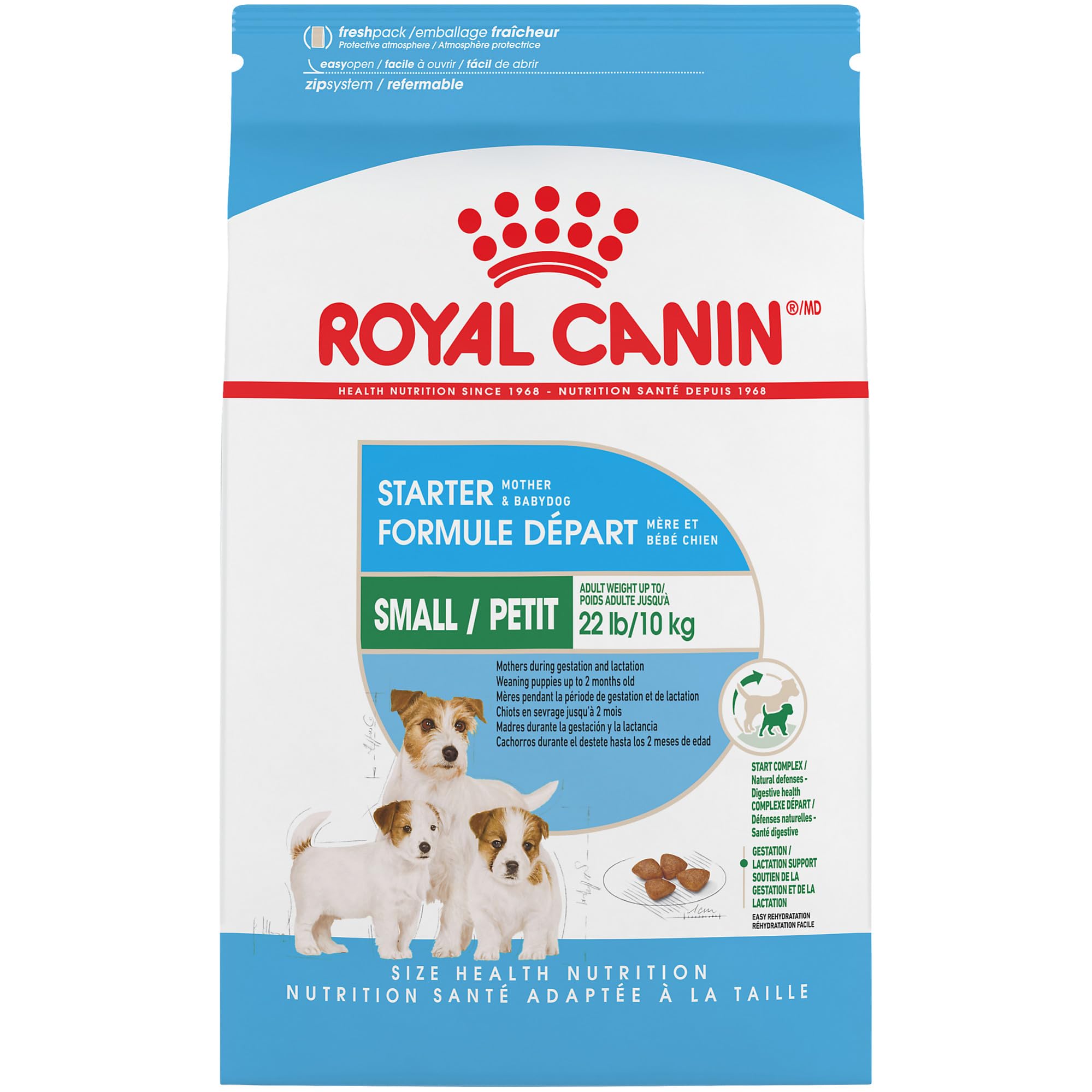 Royal Canin Small Starter Mother & Babydog Dry Dog Food - Premium Nutrition for Puppies & Nursing Dogs, 2 lb Bag - Ideal for Weaning & Early Growth Stages