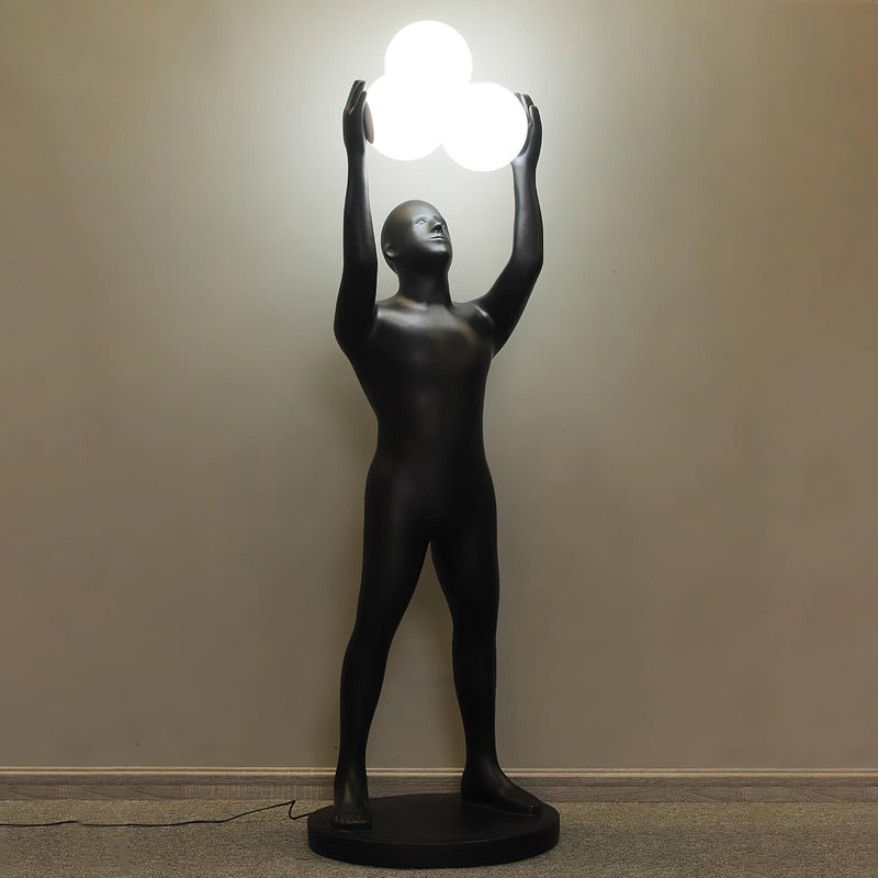 Anissa Modern Sculpture Floor Lamp - Elegant Home Decor for Living Room, Bedroom & Office - Adjustable Height & Warm LED Lighting for Cozy Ambiance